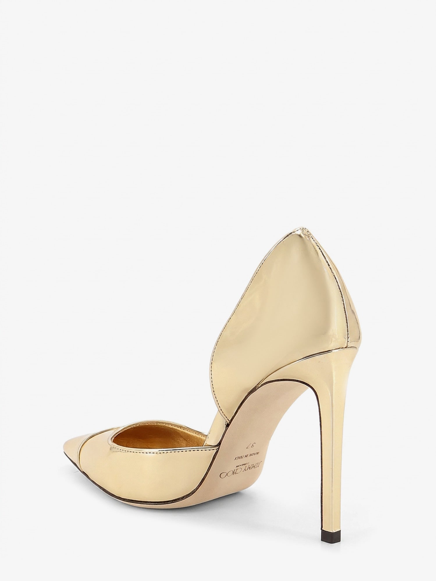 Jimmy Choo Brigitte 100 Liquid Metal Leather Décolleté