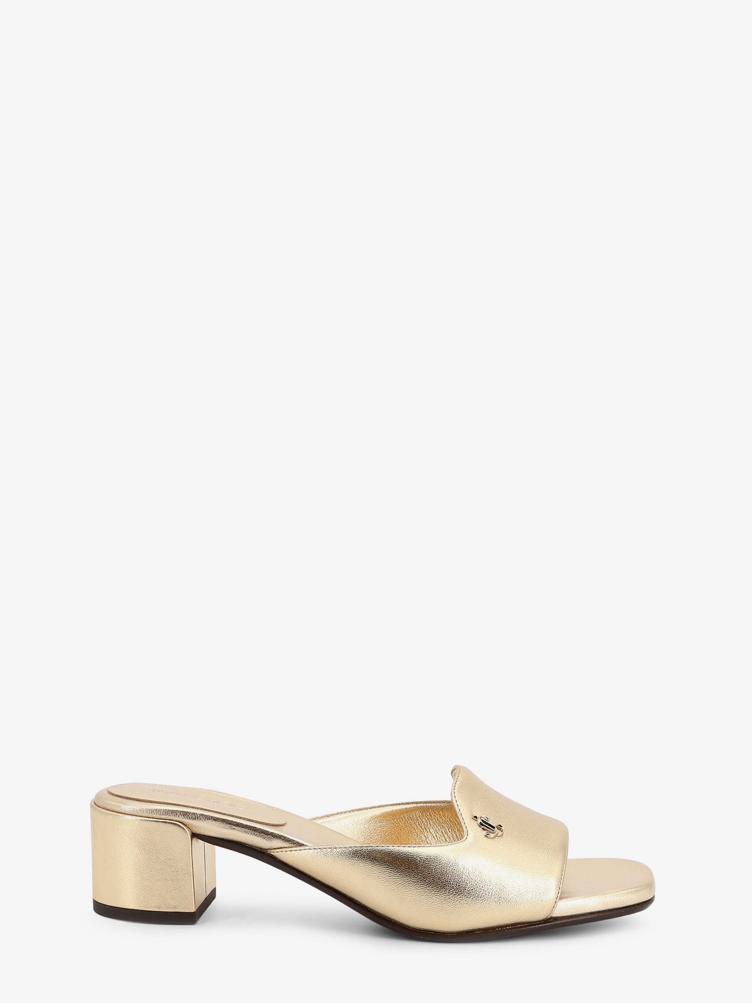 Jimmy Choo Dina 45 Laminated Leather Sandals