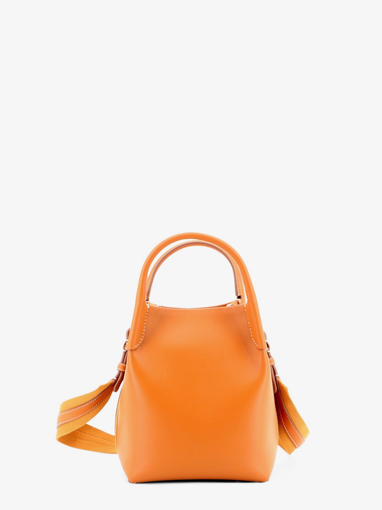 Loro Piana Bale Small Leather Handbag
