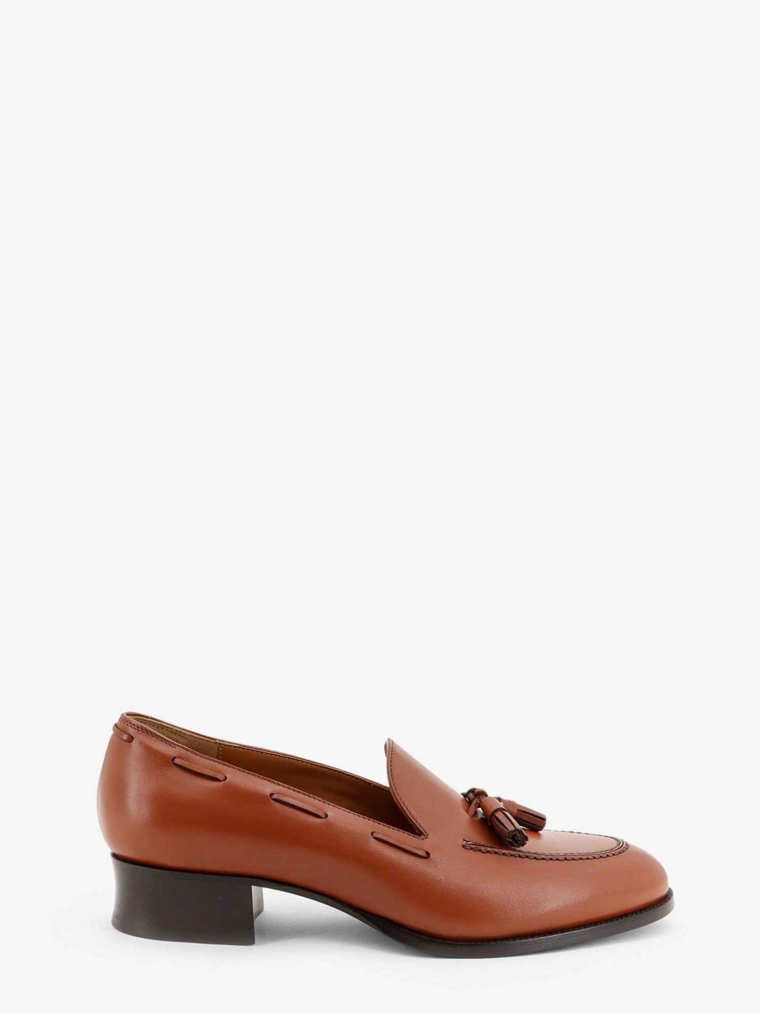 Loro Piana Serge Tassel Leather Loafers