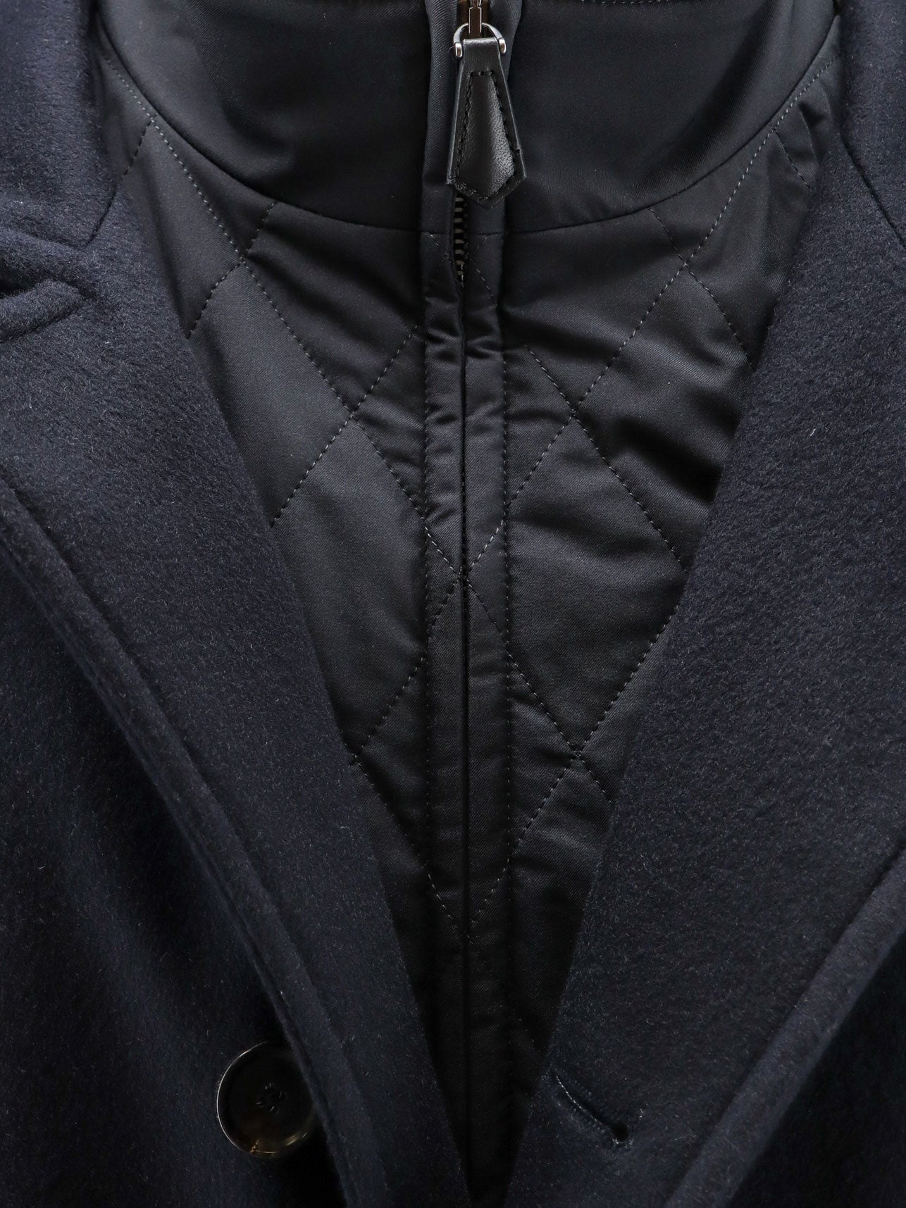 Loro Piana Elan Cashmere Coat With Internal Vest