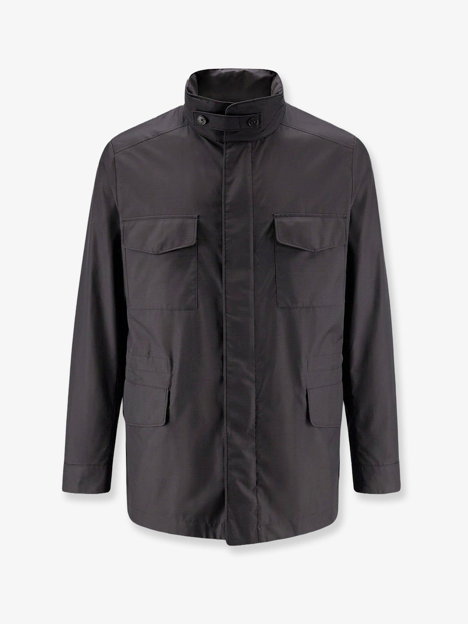 Loro Piana Traveller Field Jacket With Pied-de-poule Pattern