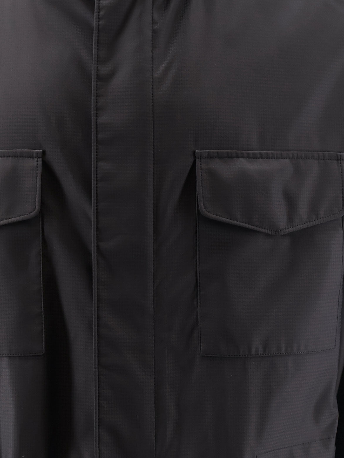 Loro Piana Traveller Field Jacket With Pied-de-poule Pattern