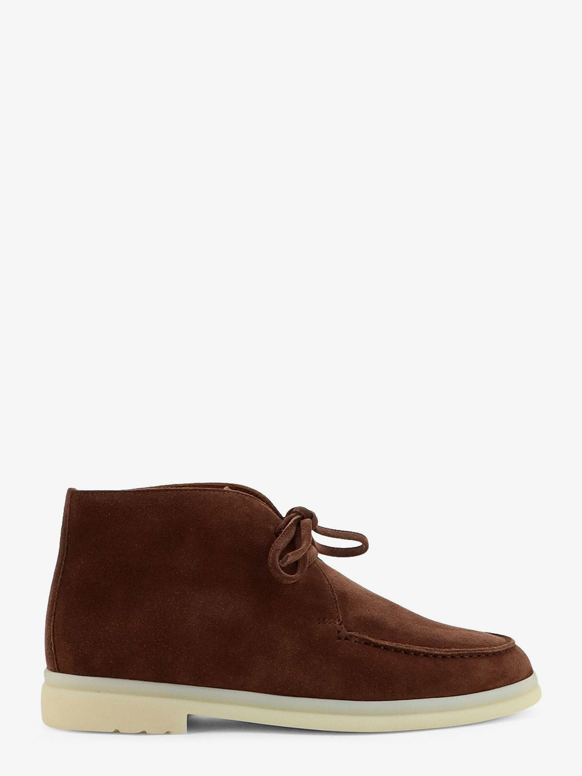 Loro Piana Walk And Walk Suede Lace-up Ankle Boots