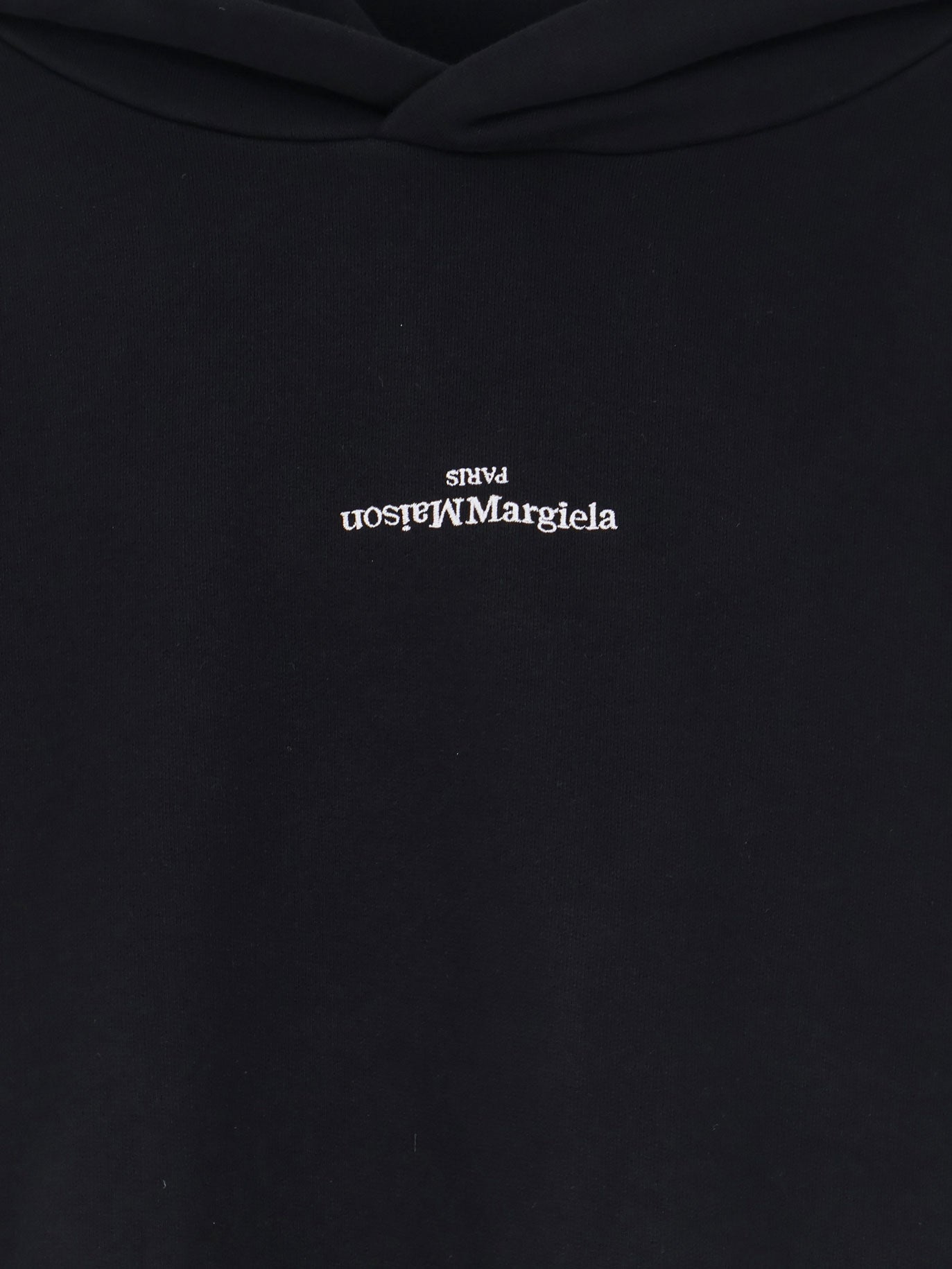 Maison Margiela Cotton Sweatshirt With Front Embroidered Logo