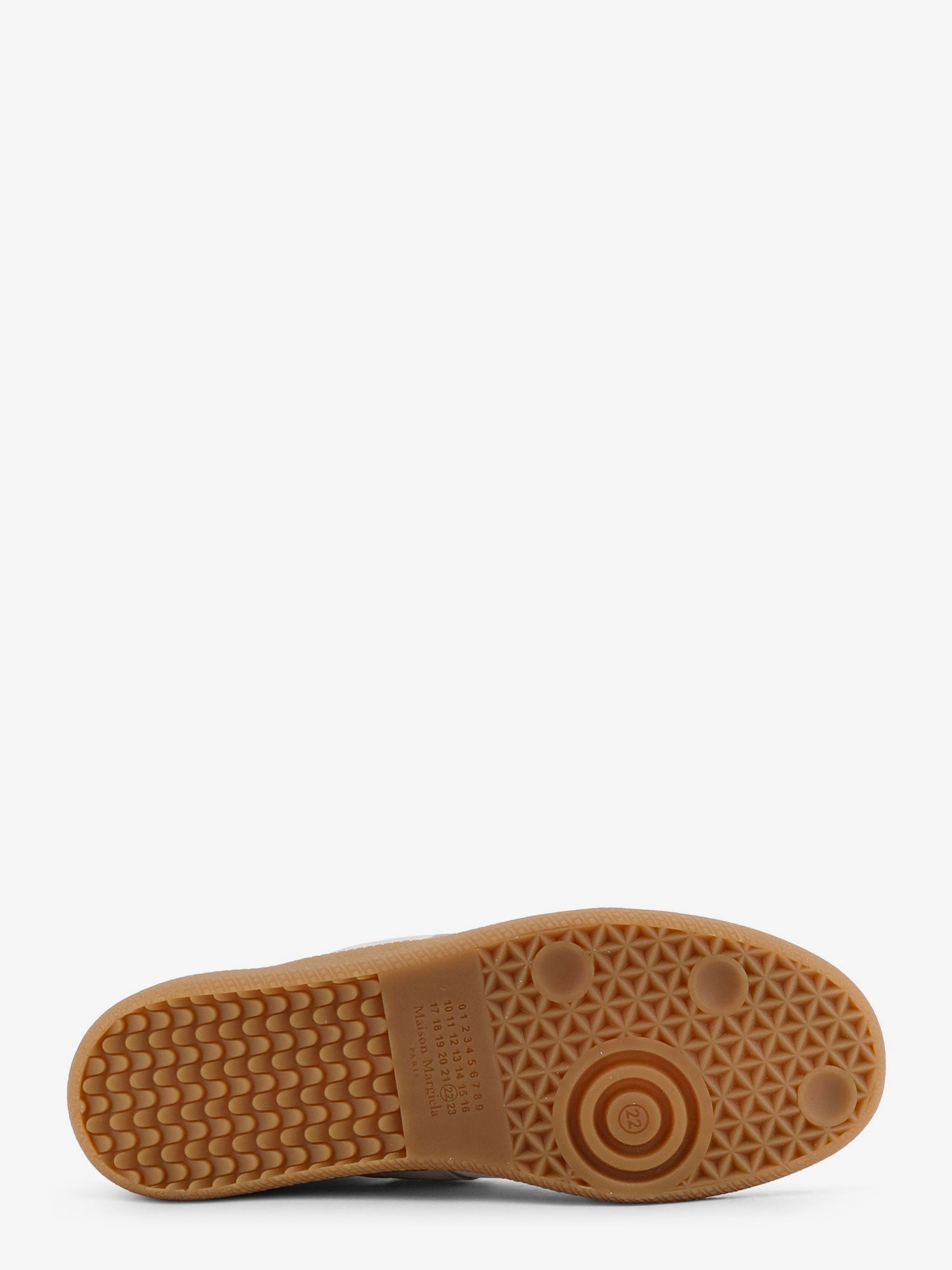 Maison Margiela Low-top Replica Leather And Suede Sneakers