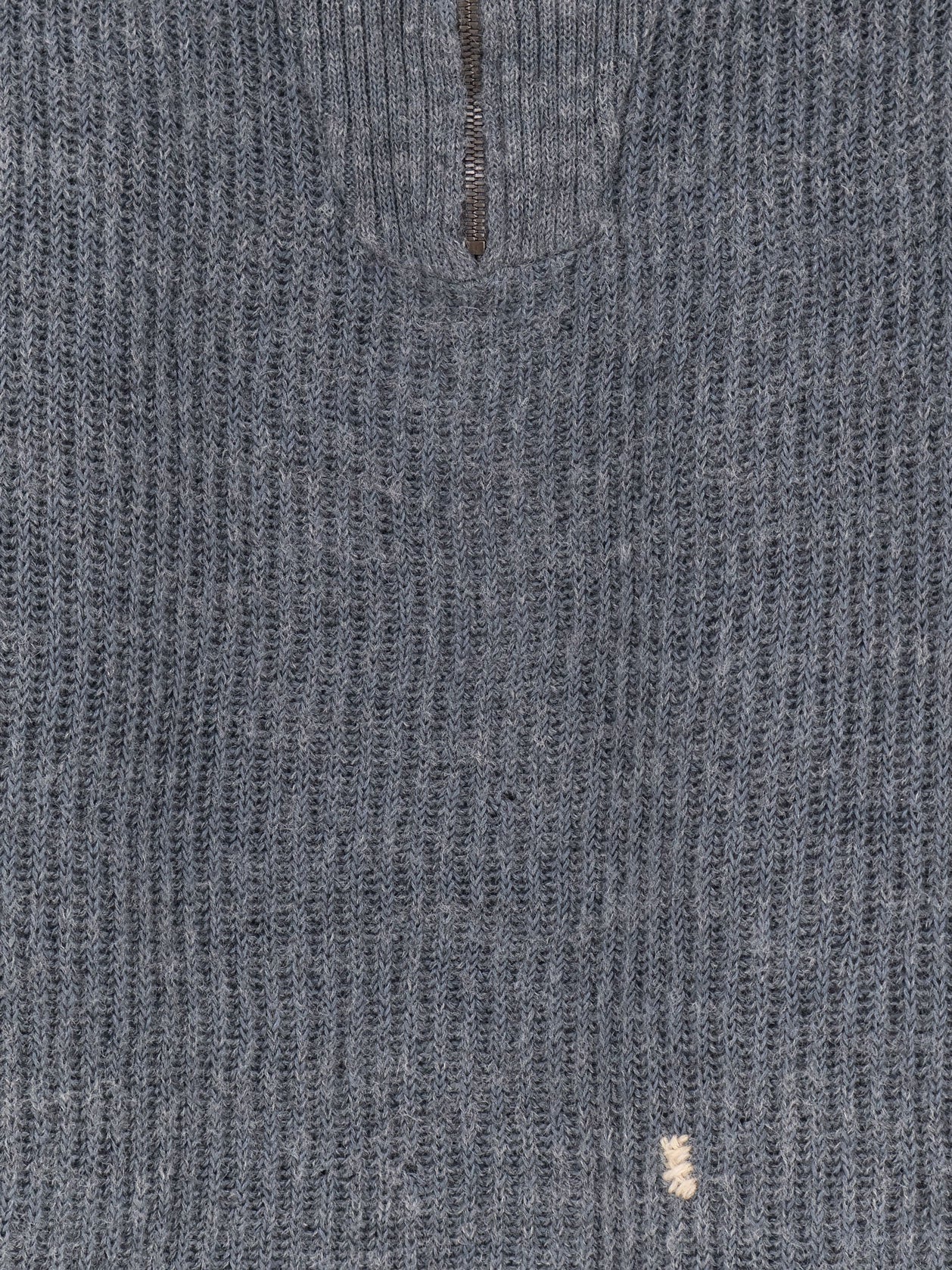 Maison Margiela Ribbed Linen And Wool Blend Sweater
