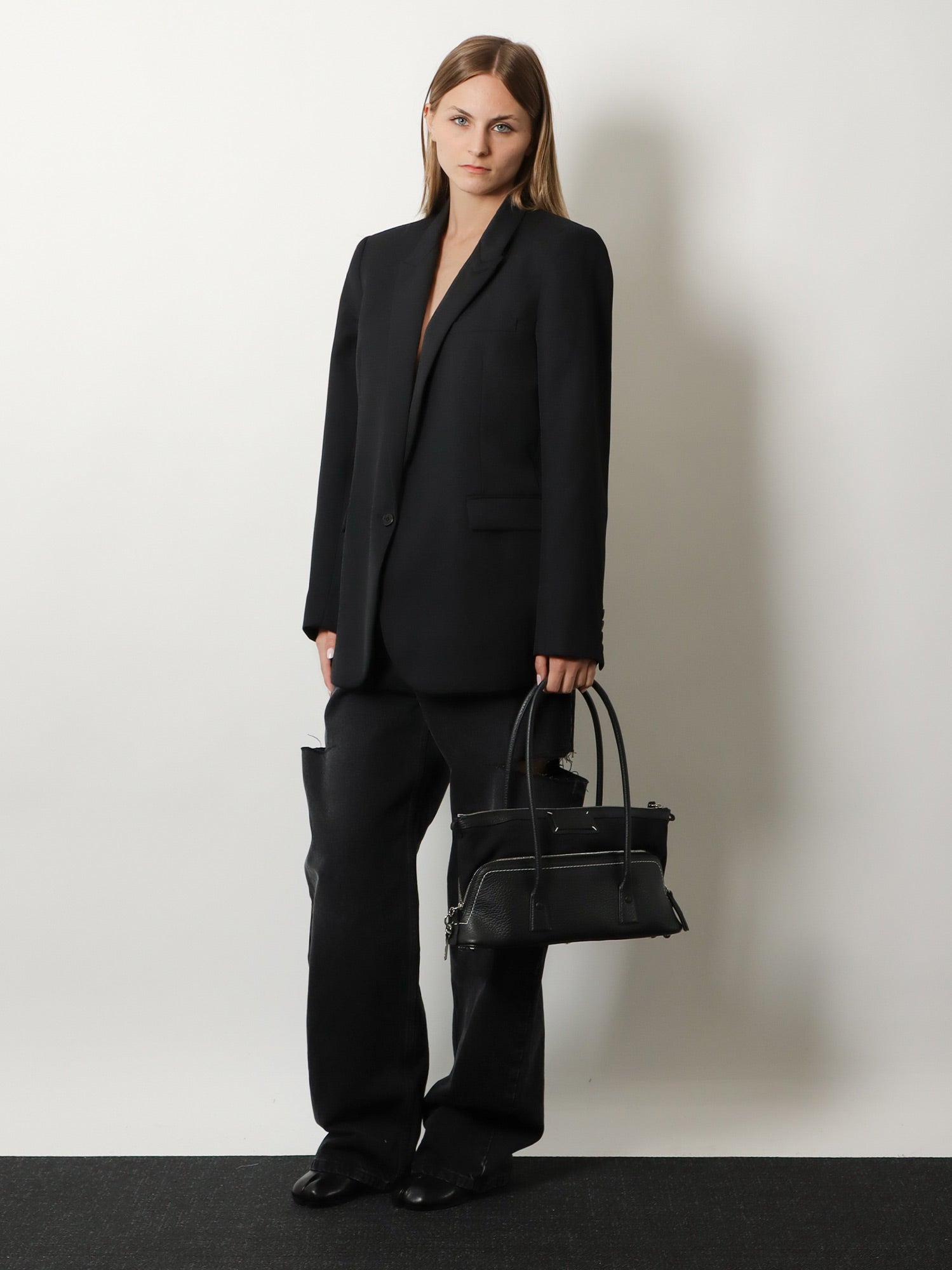 Maison Margiela 5ac Shoulder East West Leather Shoulder Bag