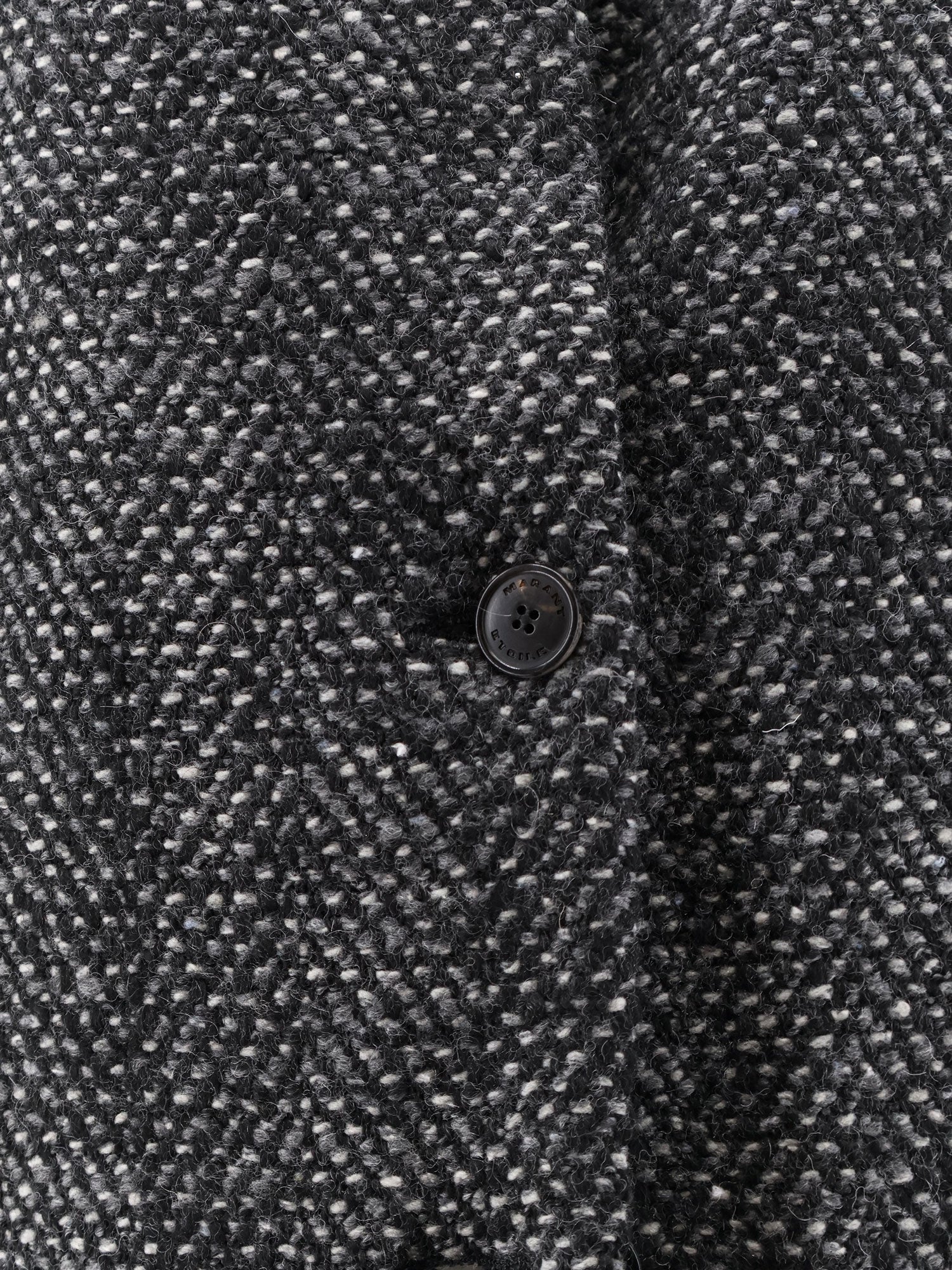 Marant Etoile Drogo Mélange Fabric Coat