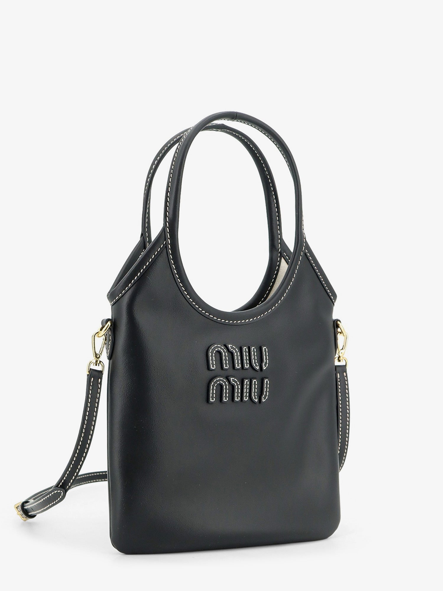 Miu Miu Ivy Leather Crossbody Bag