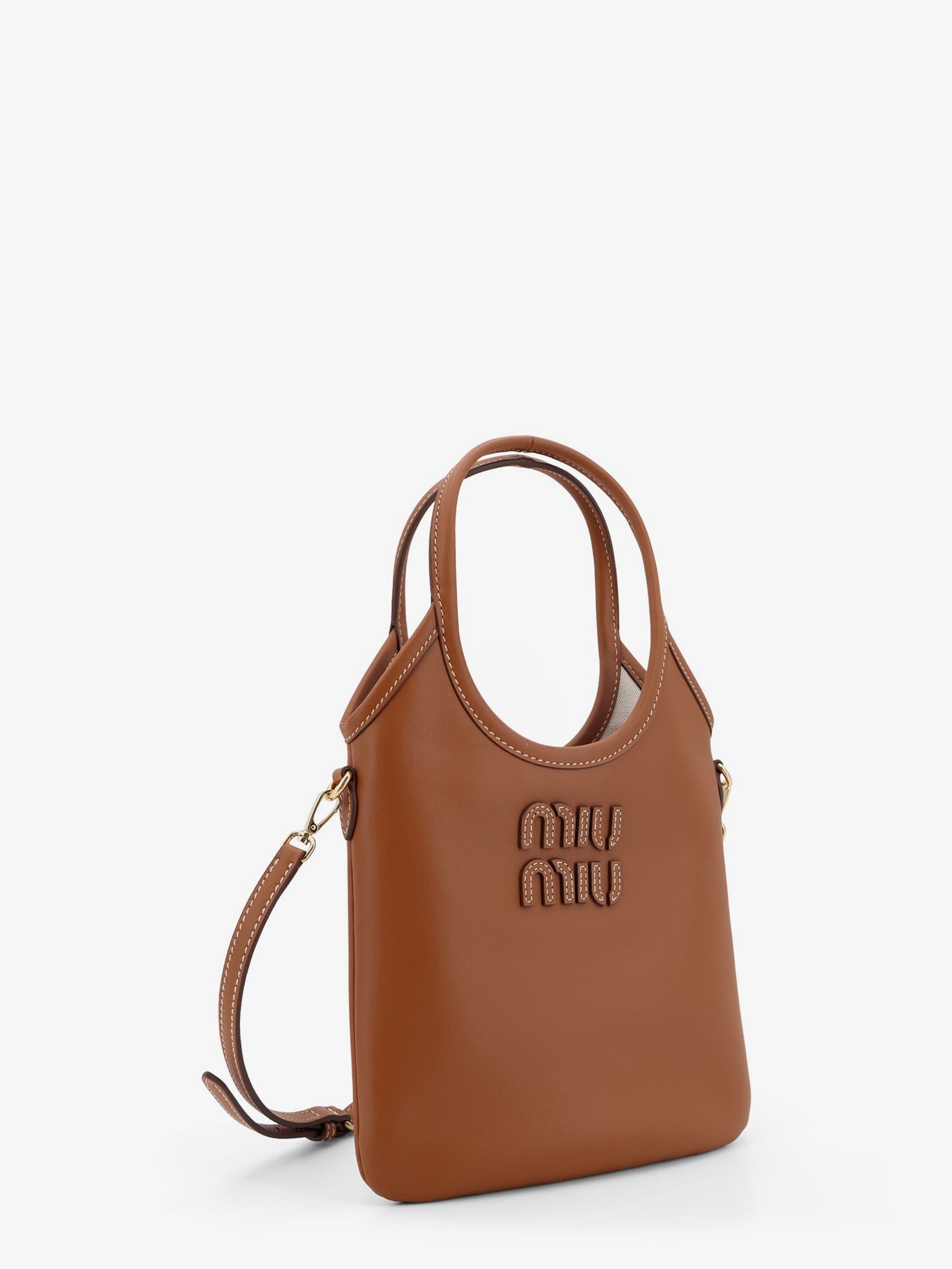 Miu Miu Ivy Leather Crossbody Bag