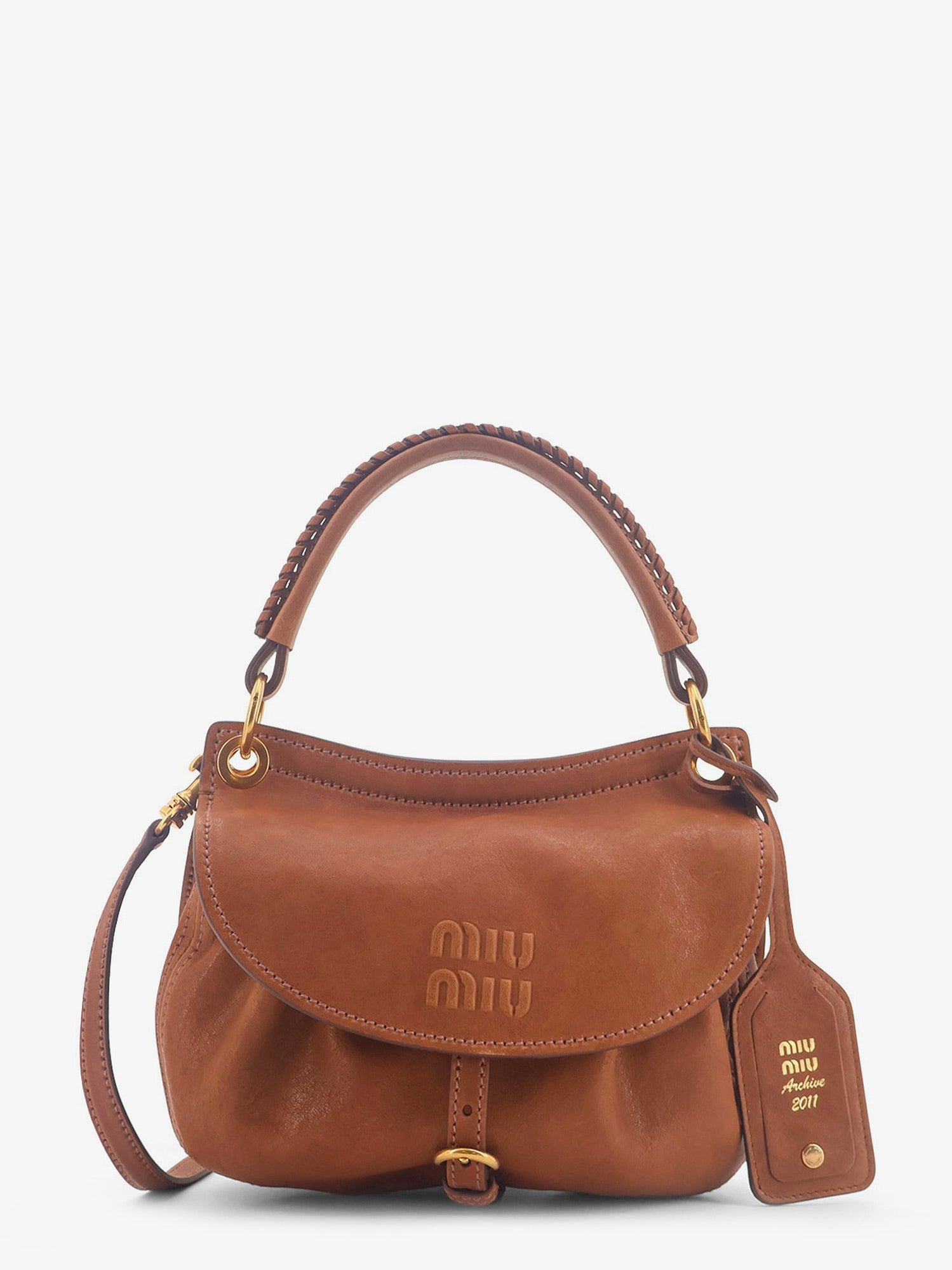 Miu Miu Rendez-vous Leather Handbag