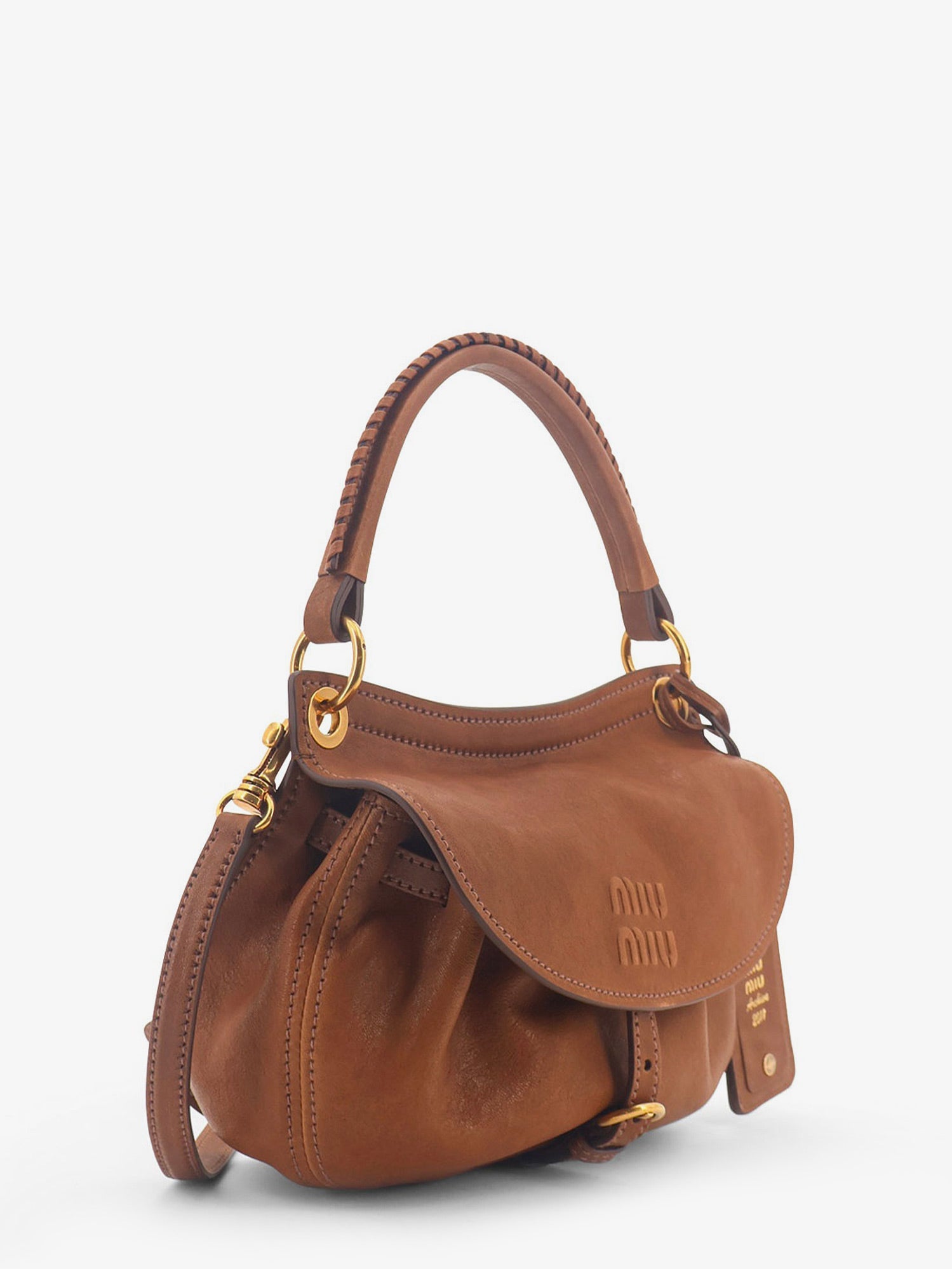 Miu Miu Rendez-vous Leather Handbag