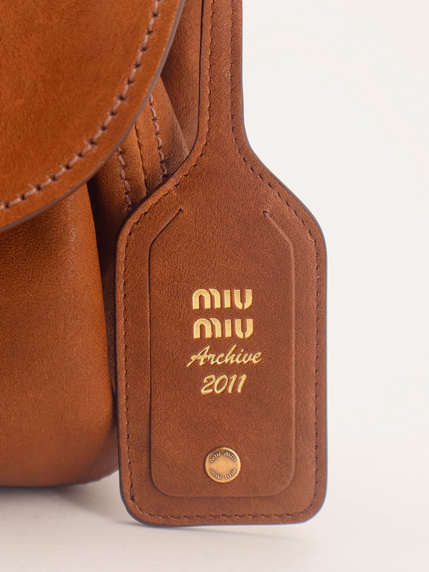 Miu Miu Rendez-vous Leather Handbag
