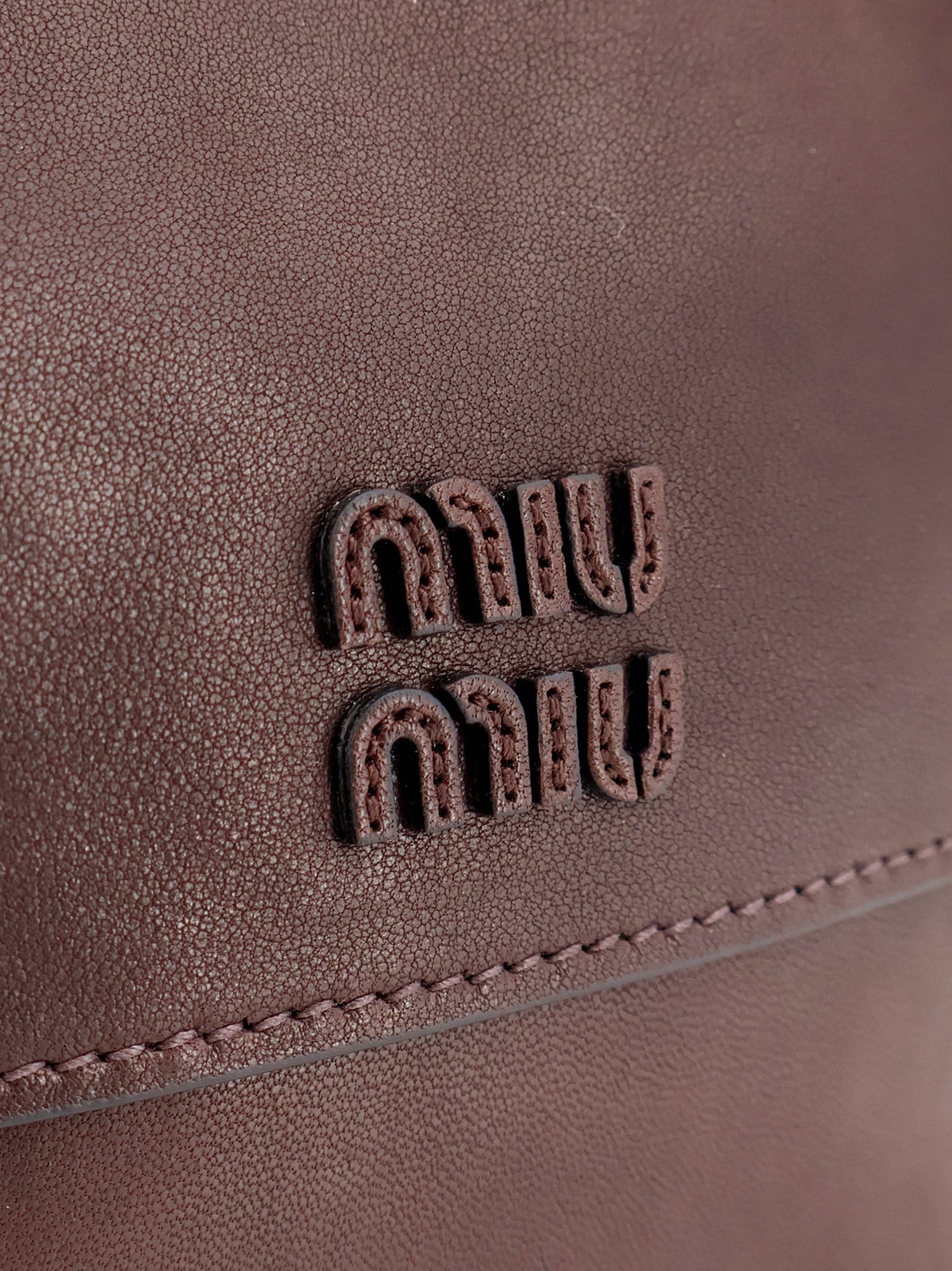Miu Miu Utilitaire Leather Crossbody Bag