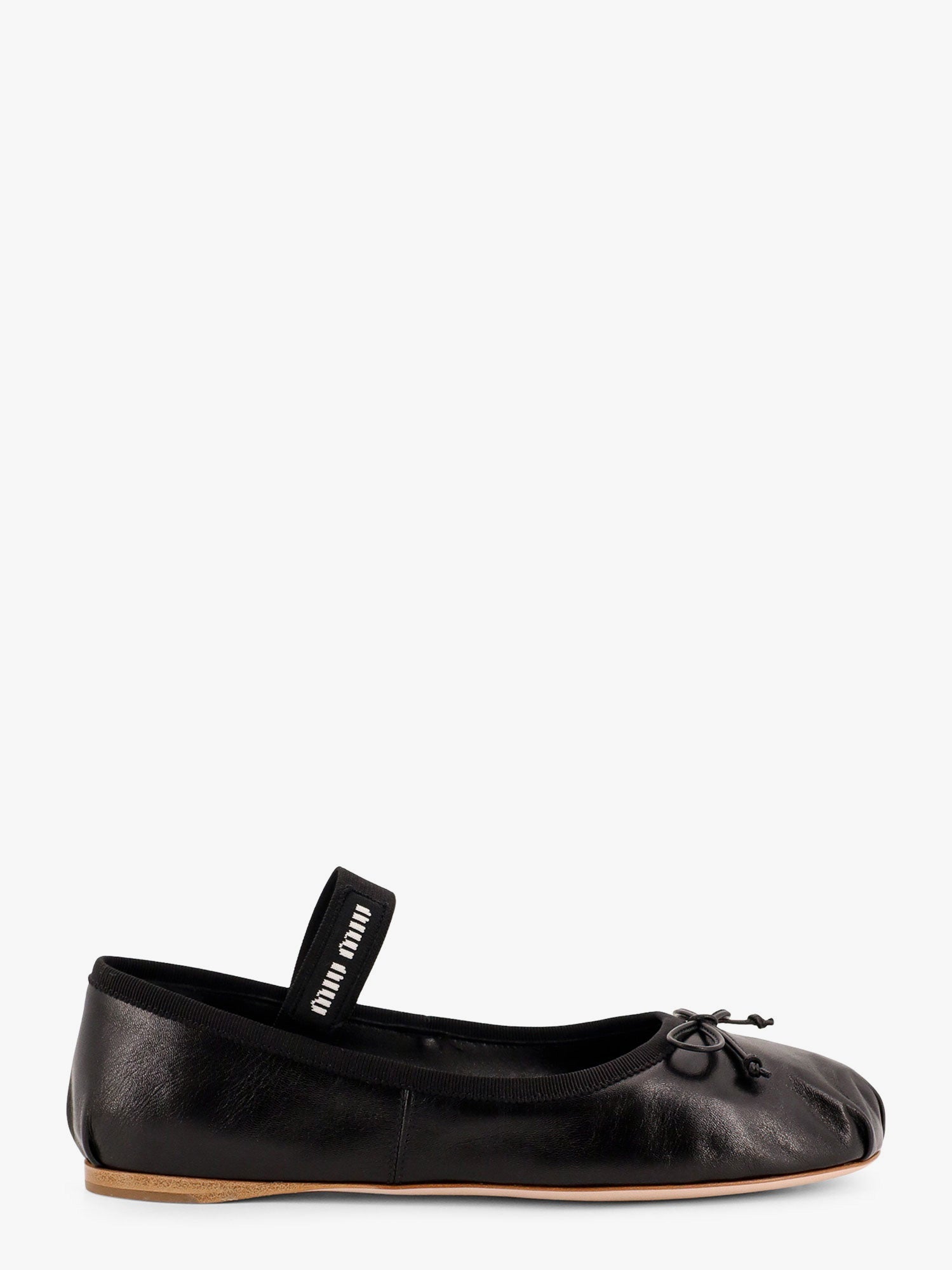Miu Miu Leather Ballet Flats
