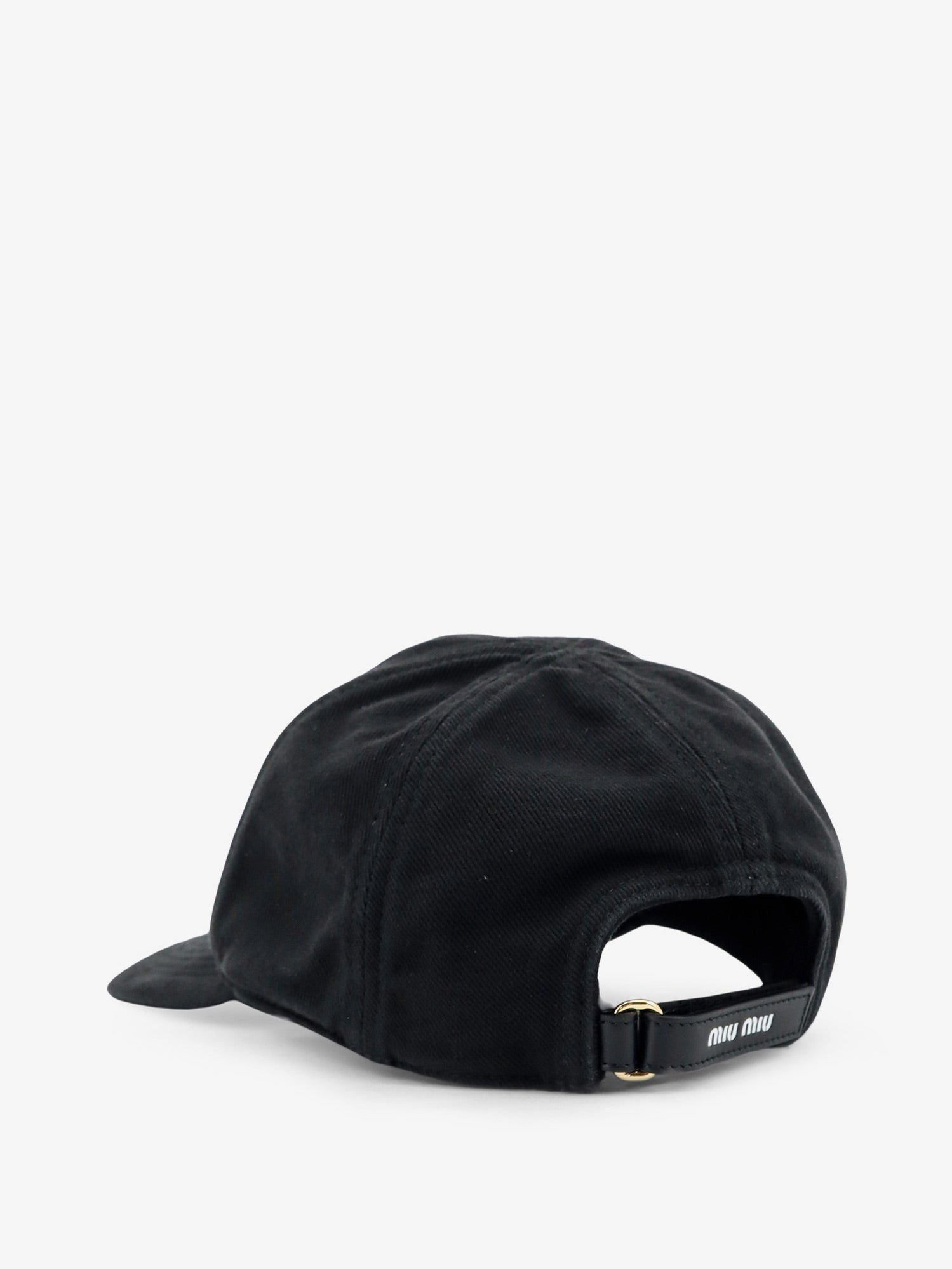Miu Miu Black Denim Hat