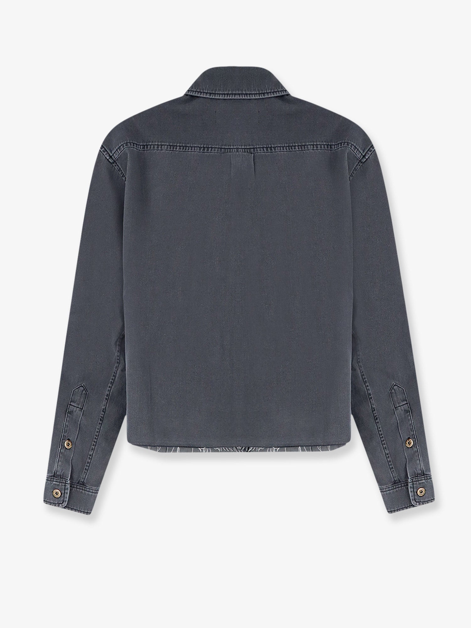 Miu Miu Grey Light Denim Shirt