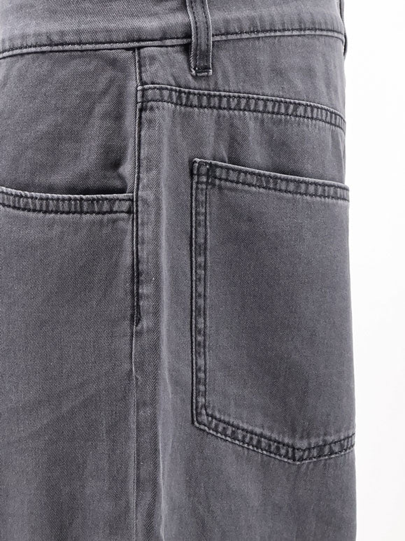 Miu Miu Grey Light Denim Trousers