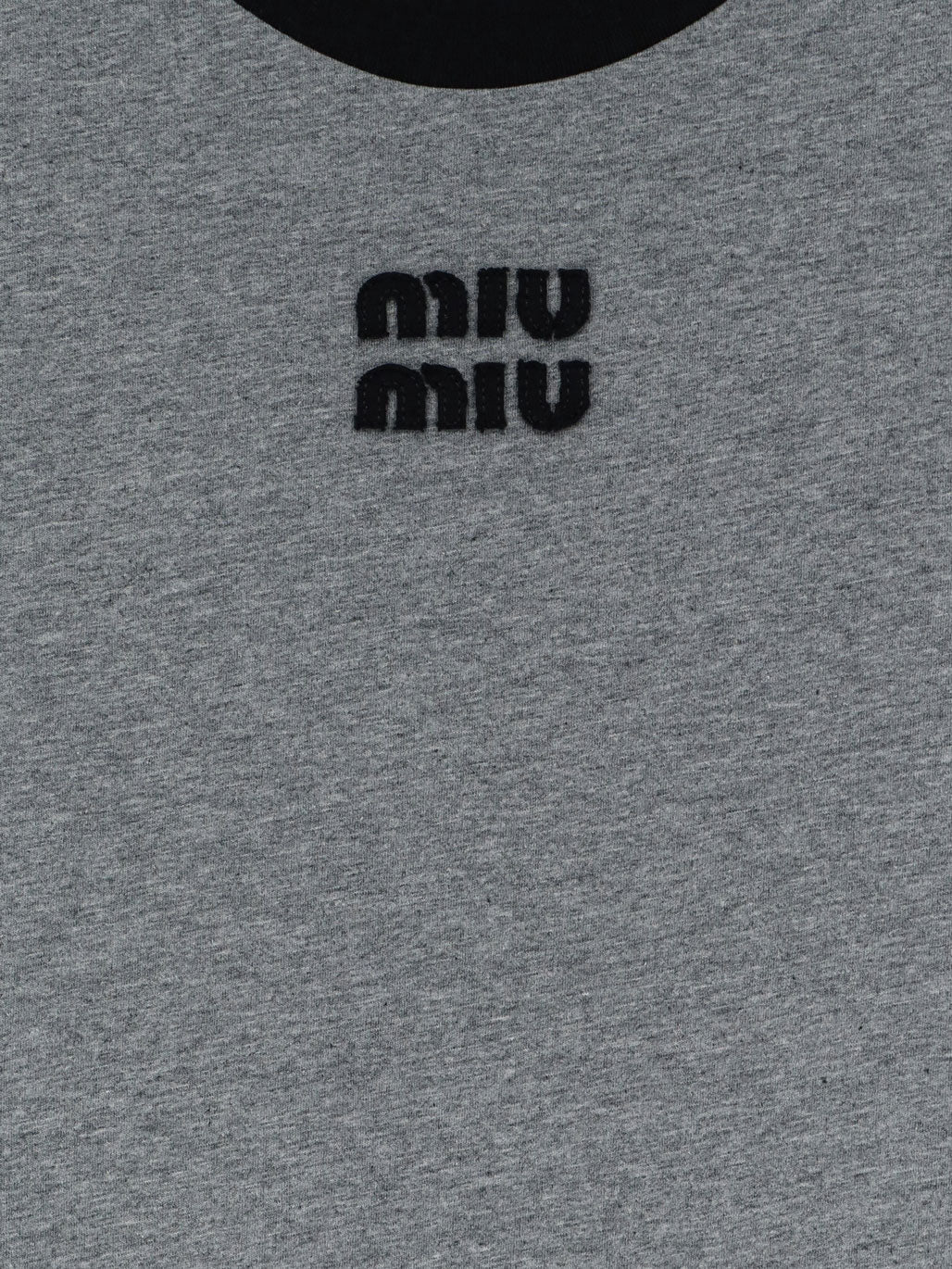 Miu Miu Cotton T-shirt With Front Logo