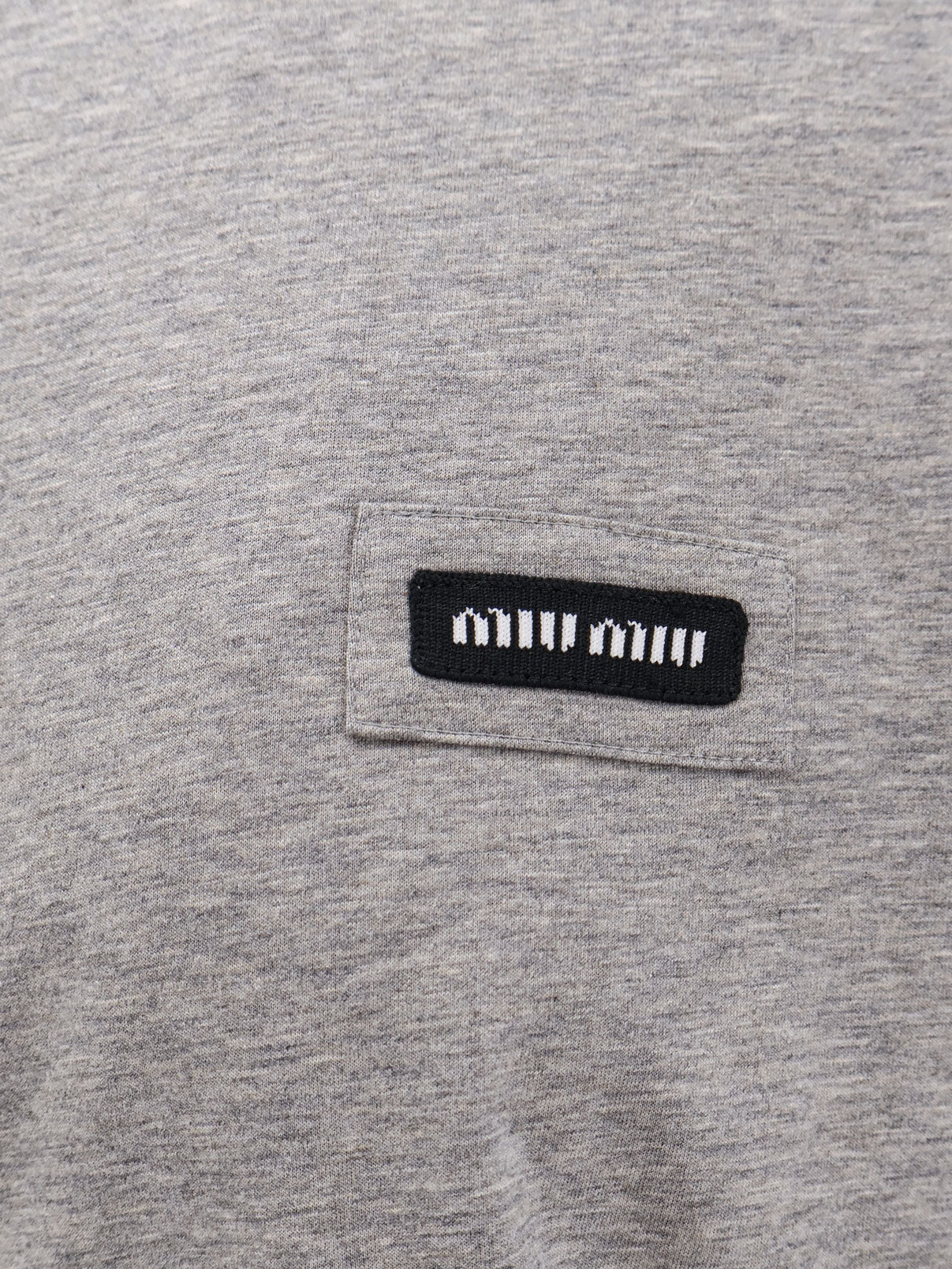 Miu Miu Mélange Jersey Sweatshirt