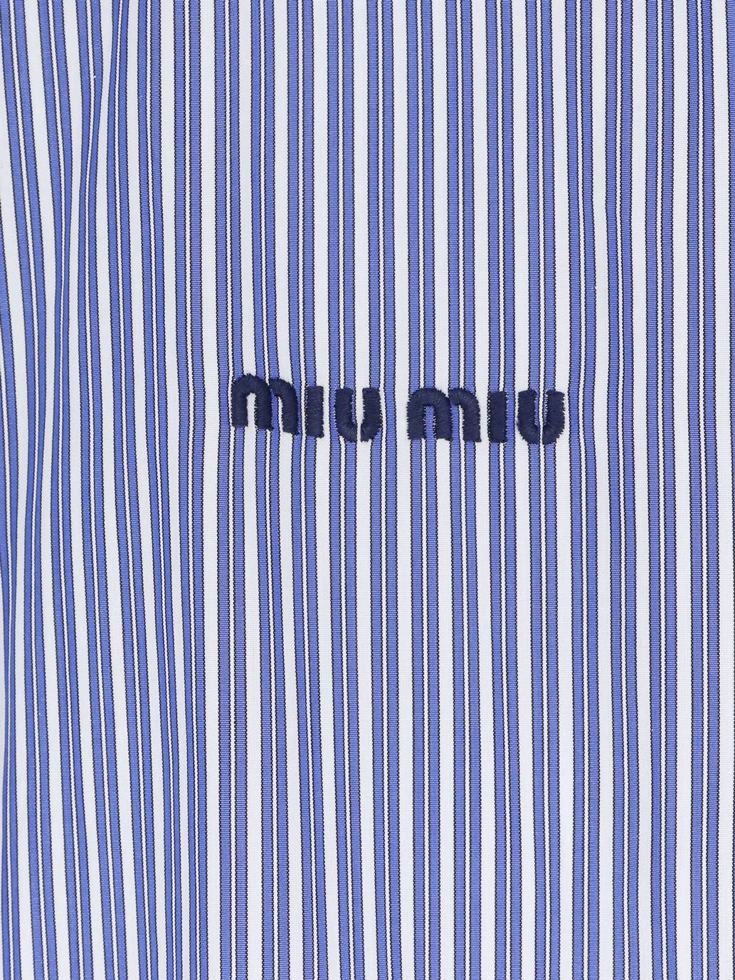 Miu Miu Striped Cotton Shirt