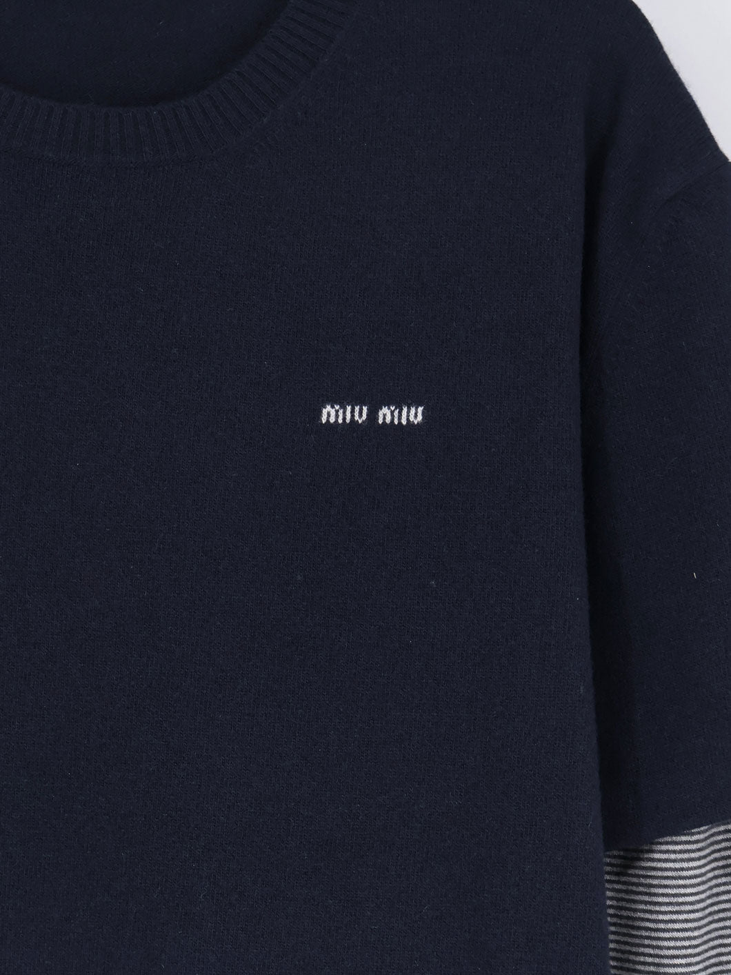 Miu Miu Blend Of Virgin Wool, Cashmere And Silk Sweater