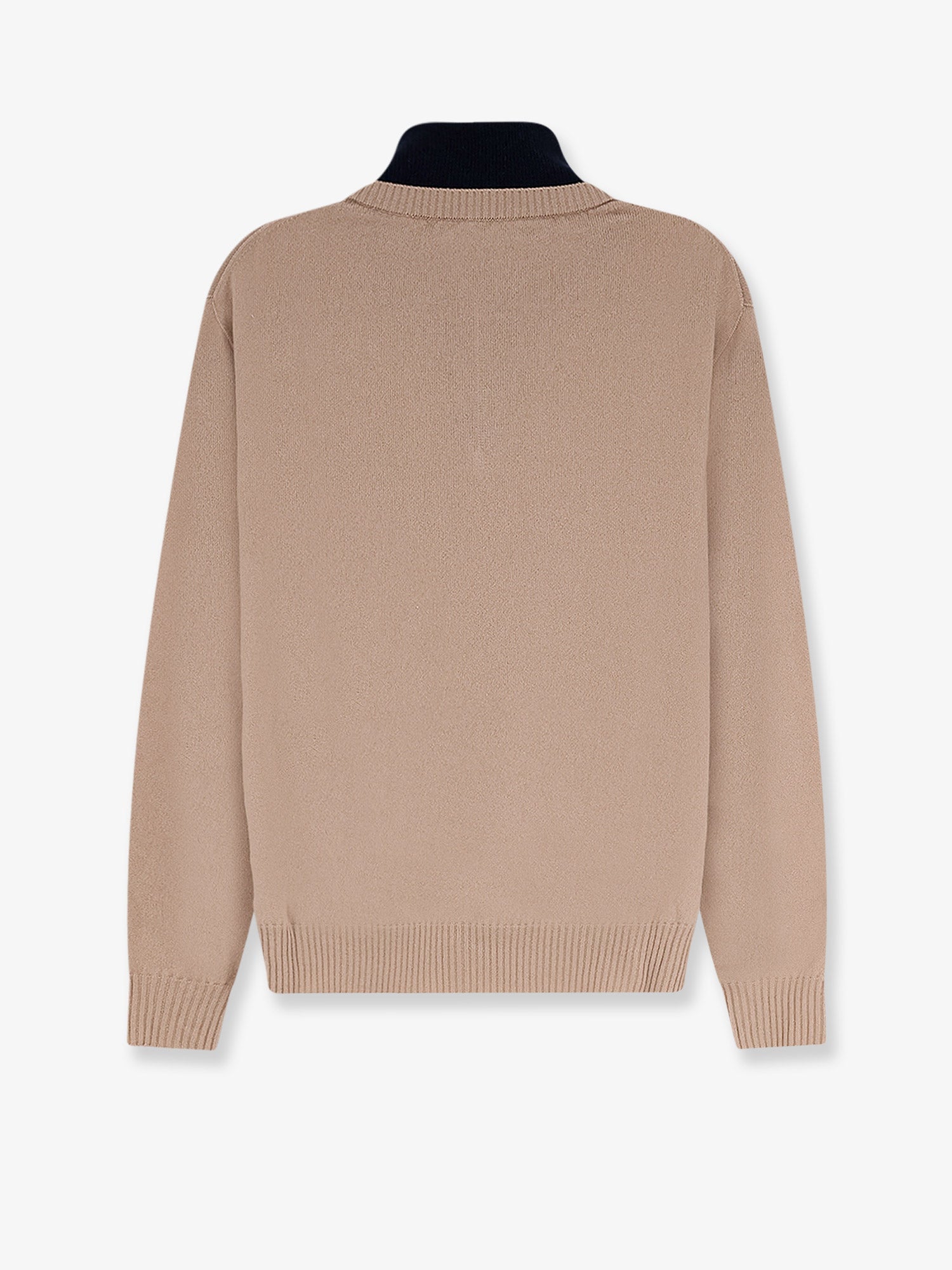 Miu Miu Cashmere Sweater With Logo Inlay