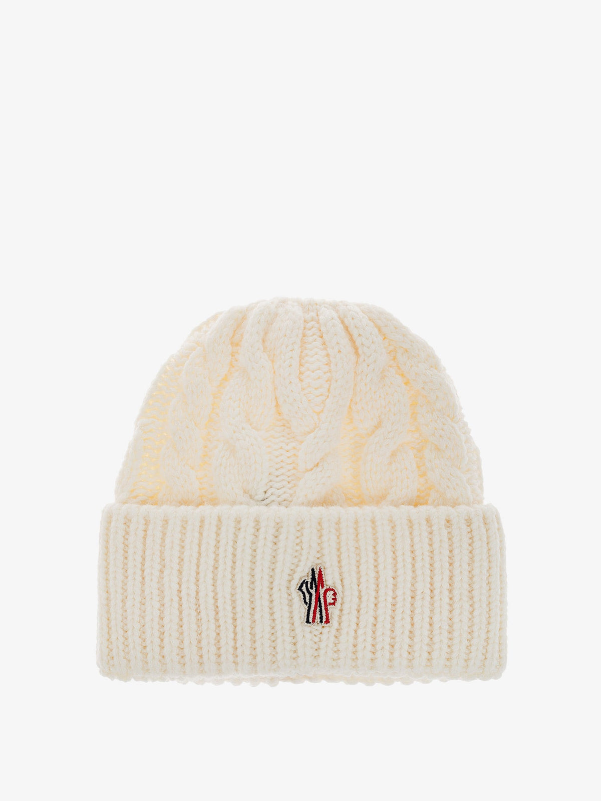 Moncler Grenoble Cable-knit Wool-blend Hat