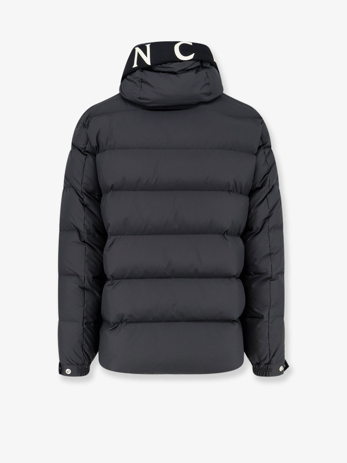 Moncler Orvelle Nylon Down Jacket With Rubberized Logo Detail