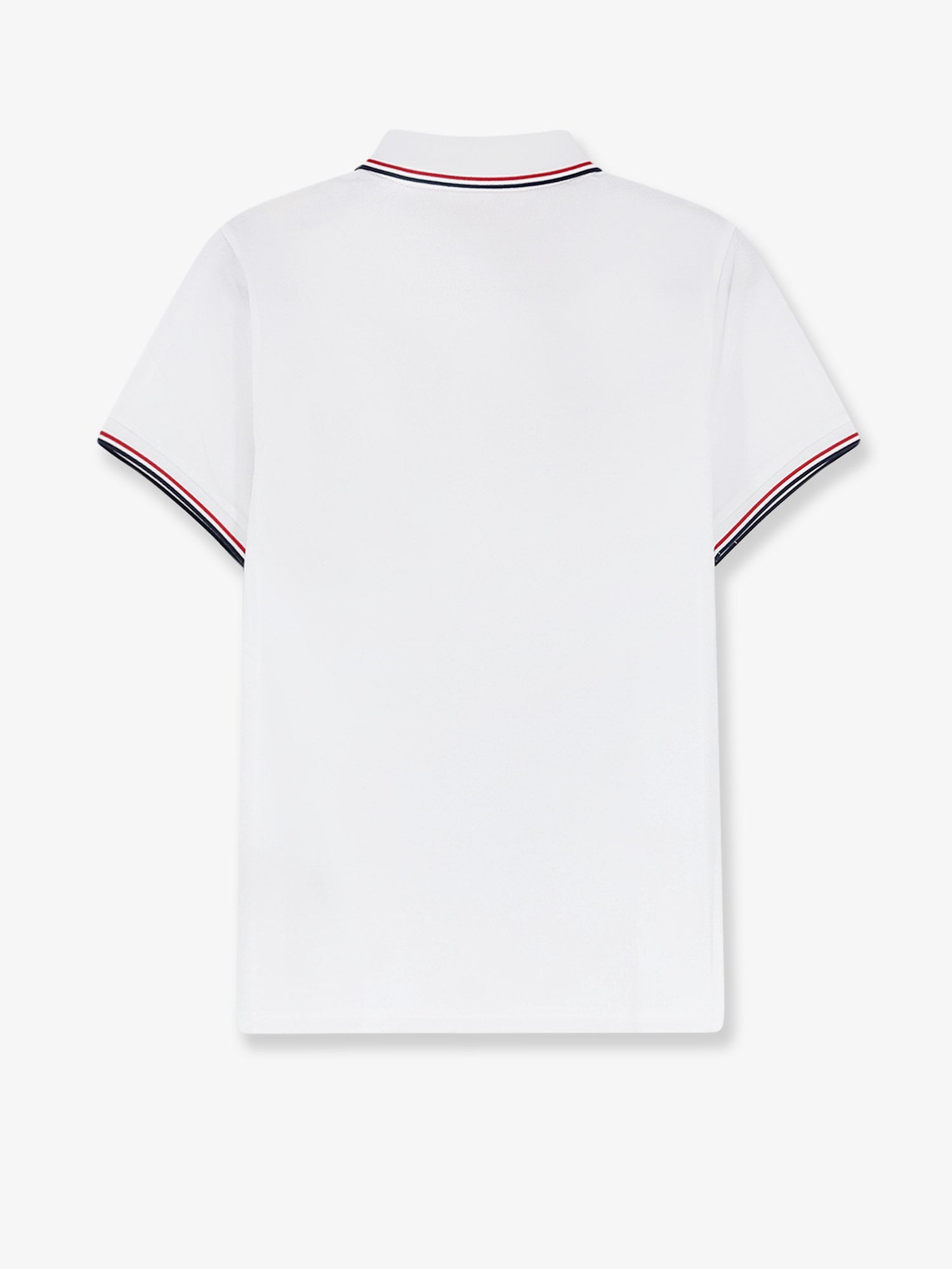 Moncler Cotton Polo Shirt With Logo Patch