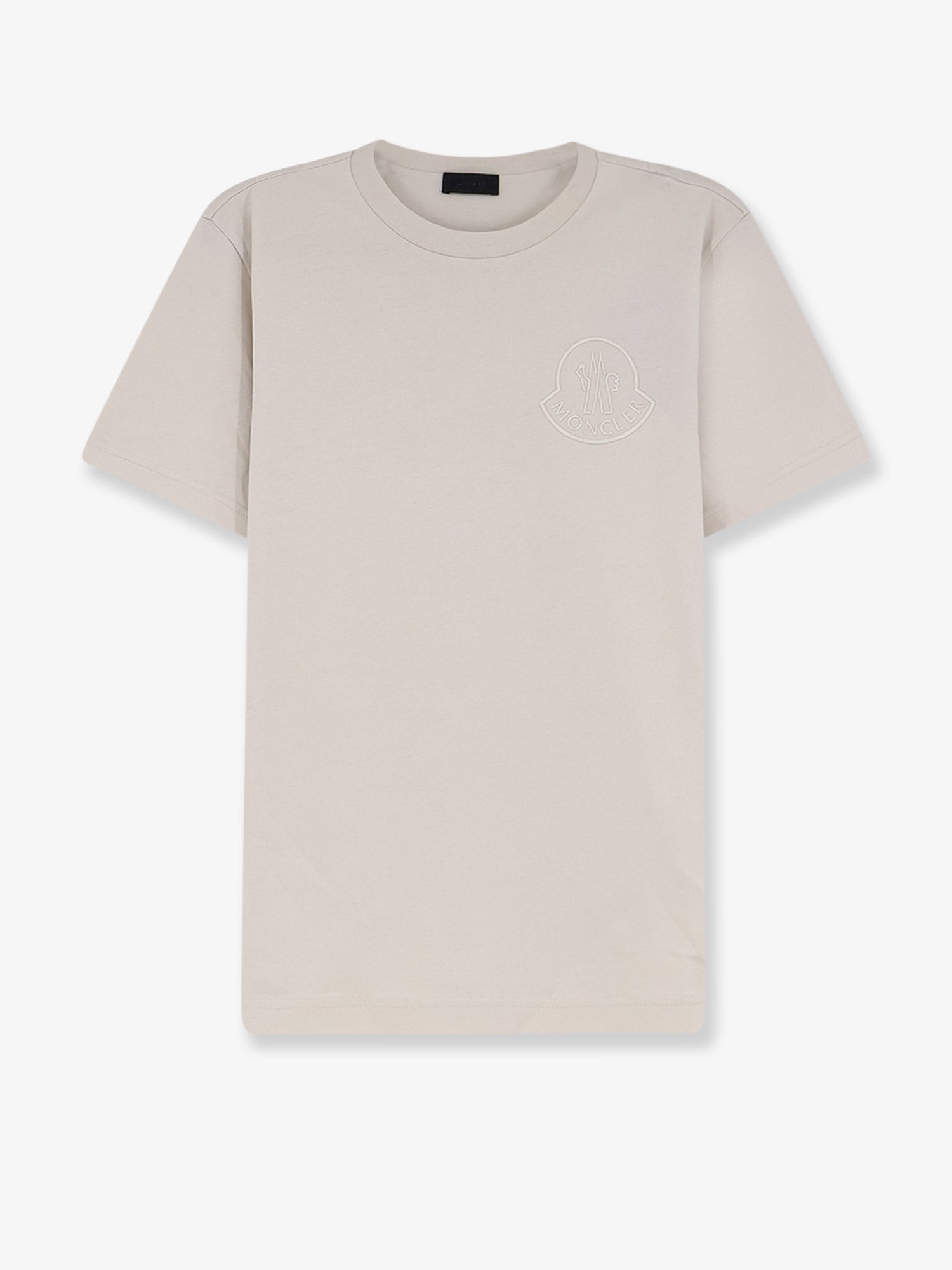 Moncler Cotton T-shirt With Front Logo Patch