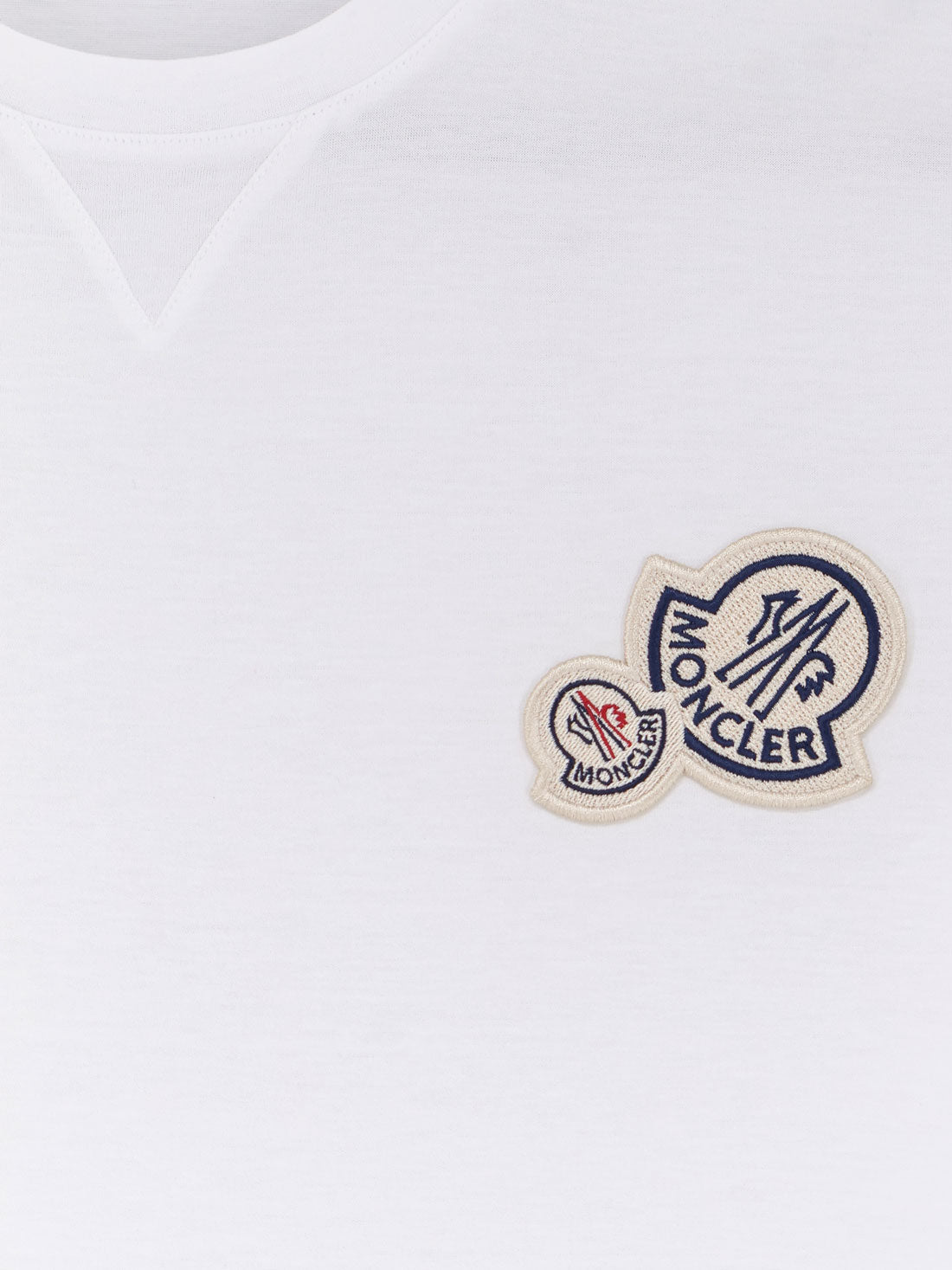 Moncler Cotton T-shirt With Logo Patch
