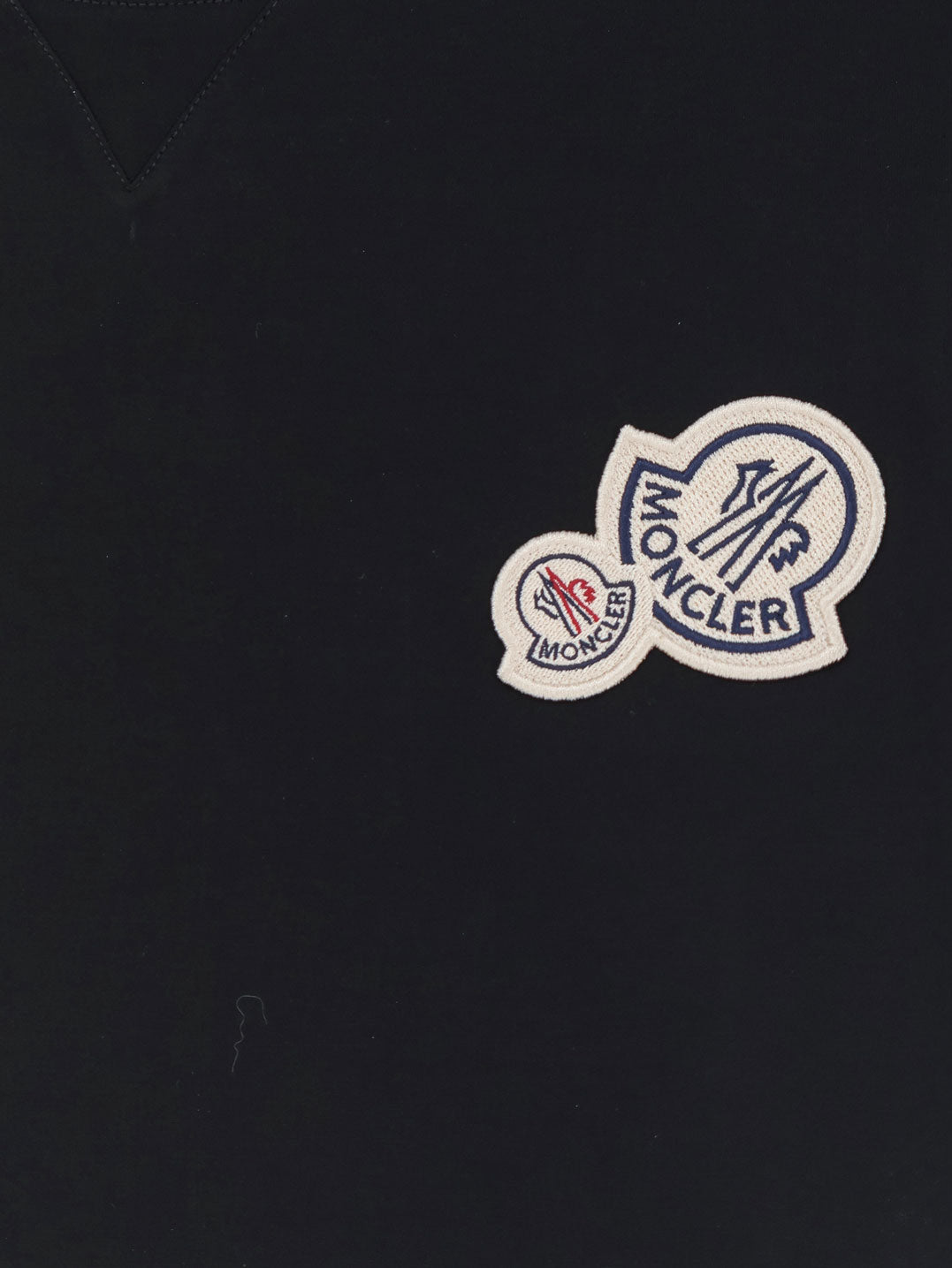 Moncler Biologic Cotton T-shirt With Logo Patch