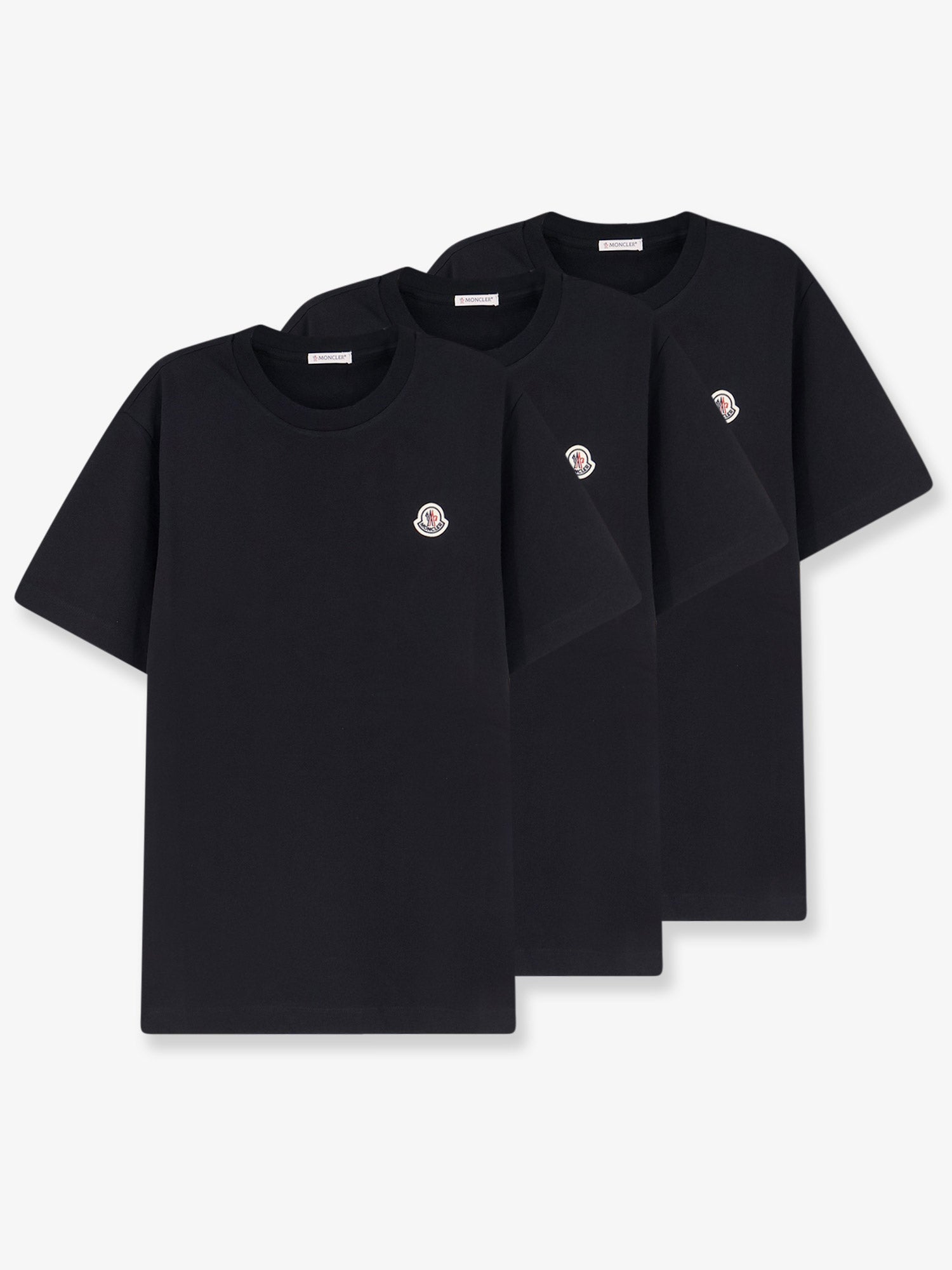 Moncler Cotton T-shirt With Front Logo Patch