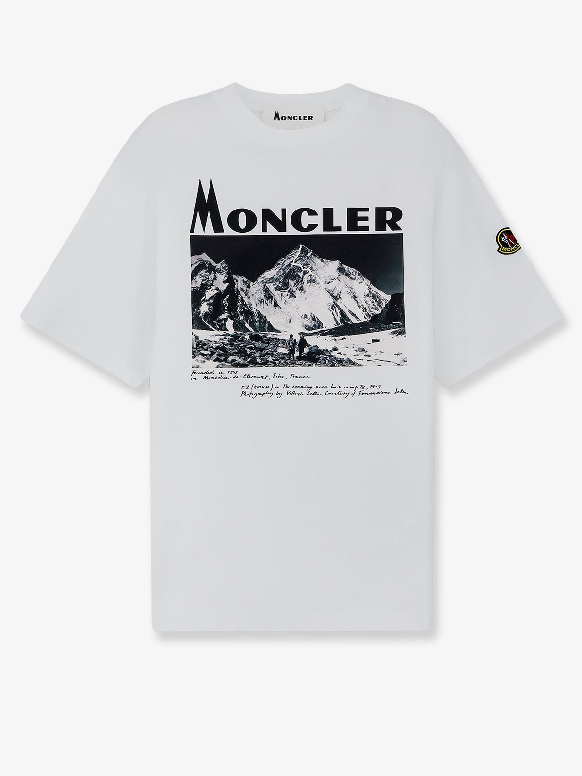 Moncler Cotton Jersey T-shirt With Print