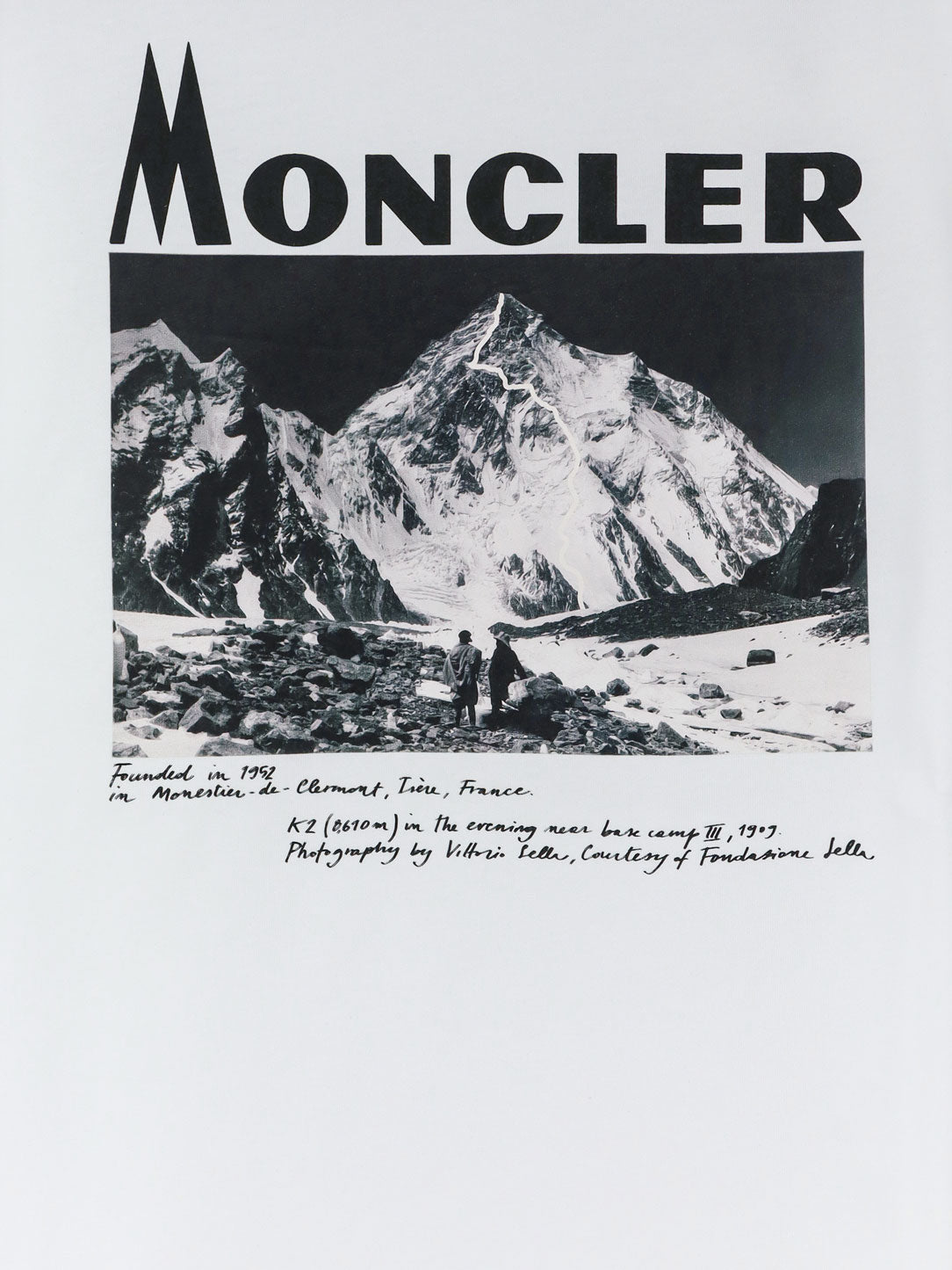 Moncler Cotton Jersey T-shirt With Print