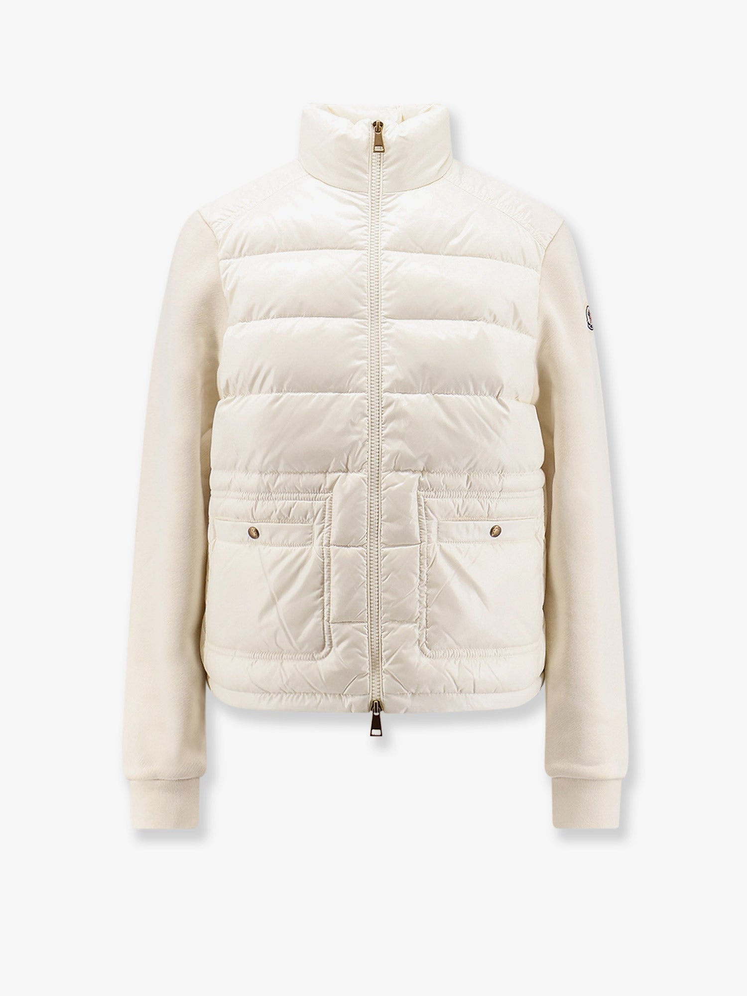 Moncler Padded Jacket With Fabric Details