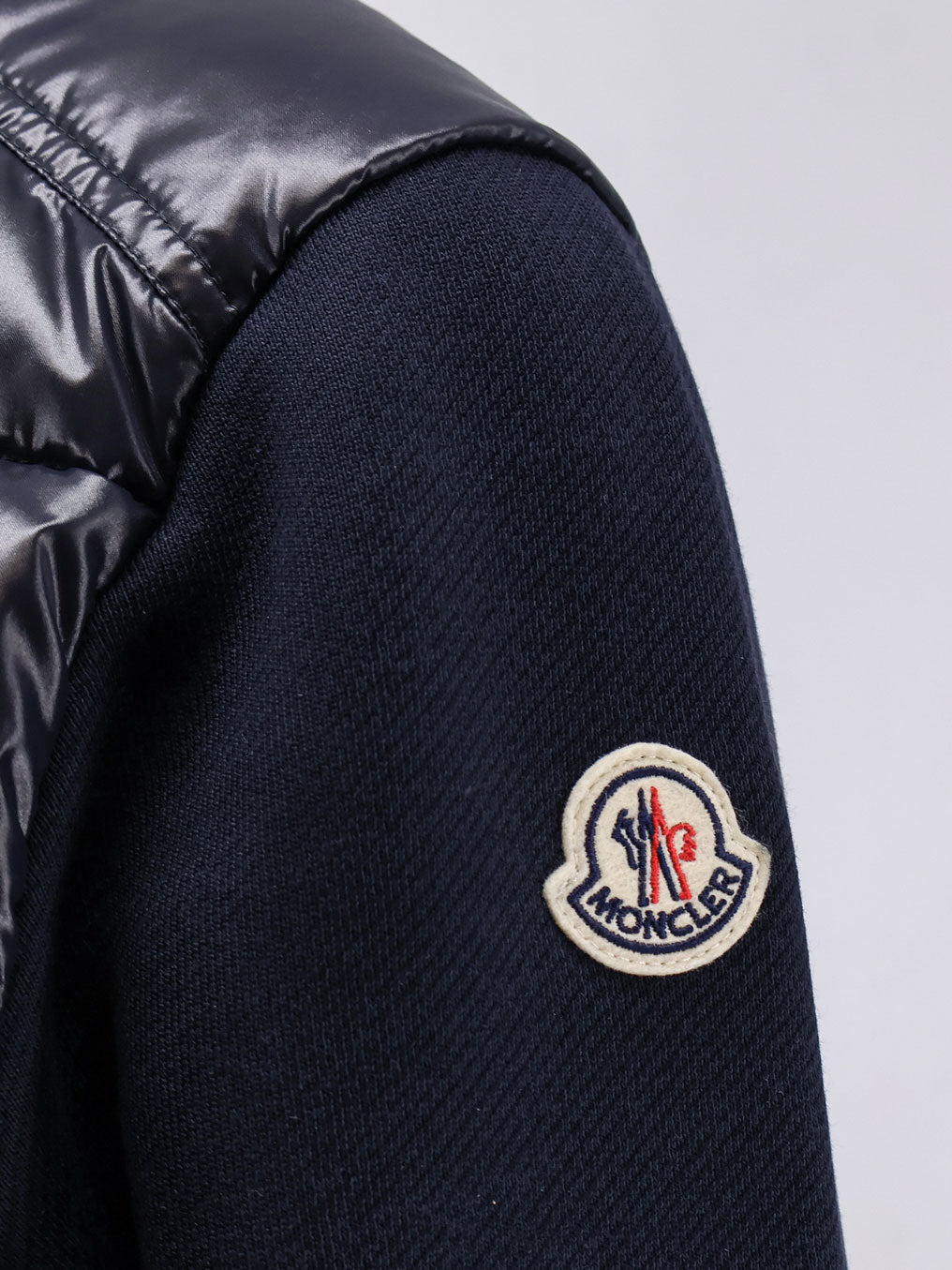 Moncler Padded Jacket With Fabric Details