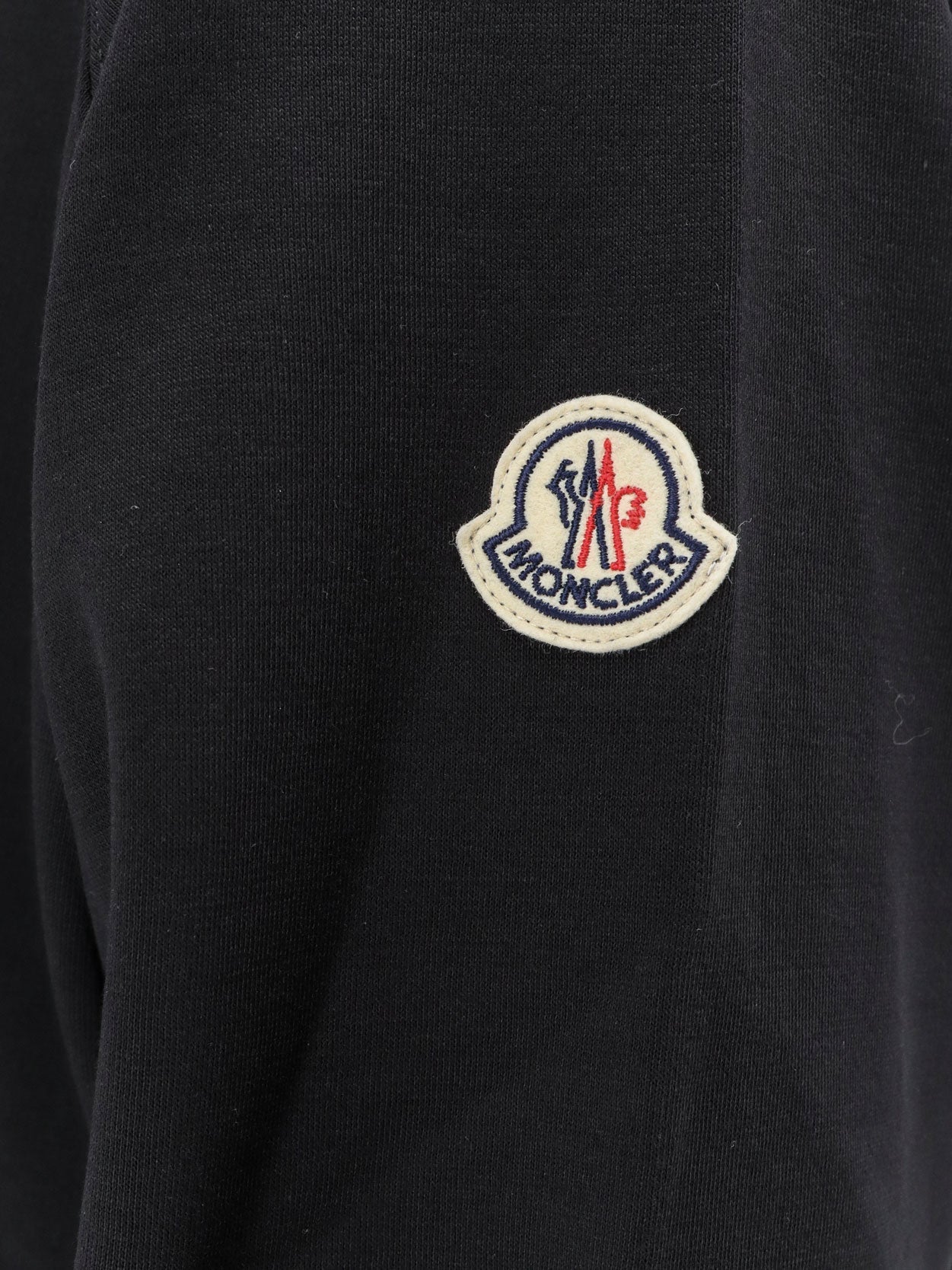 Moncler Cotton Sweatshirt With Front Logo