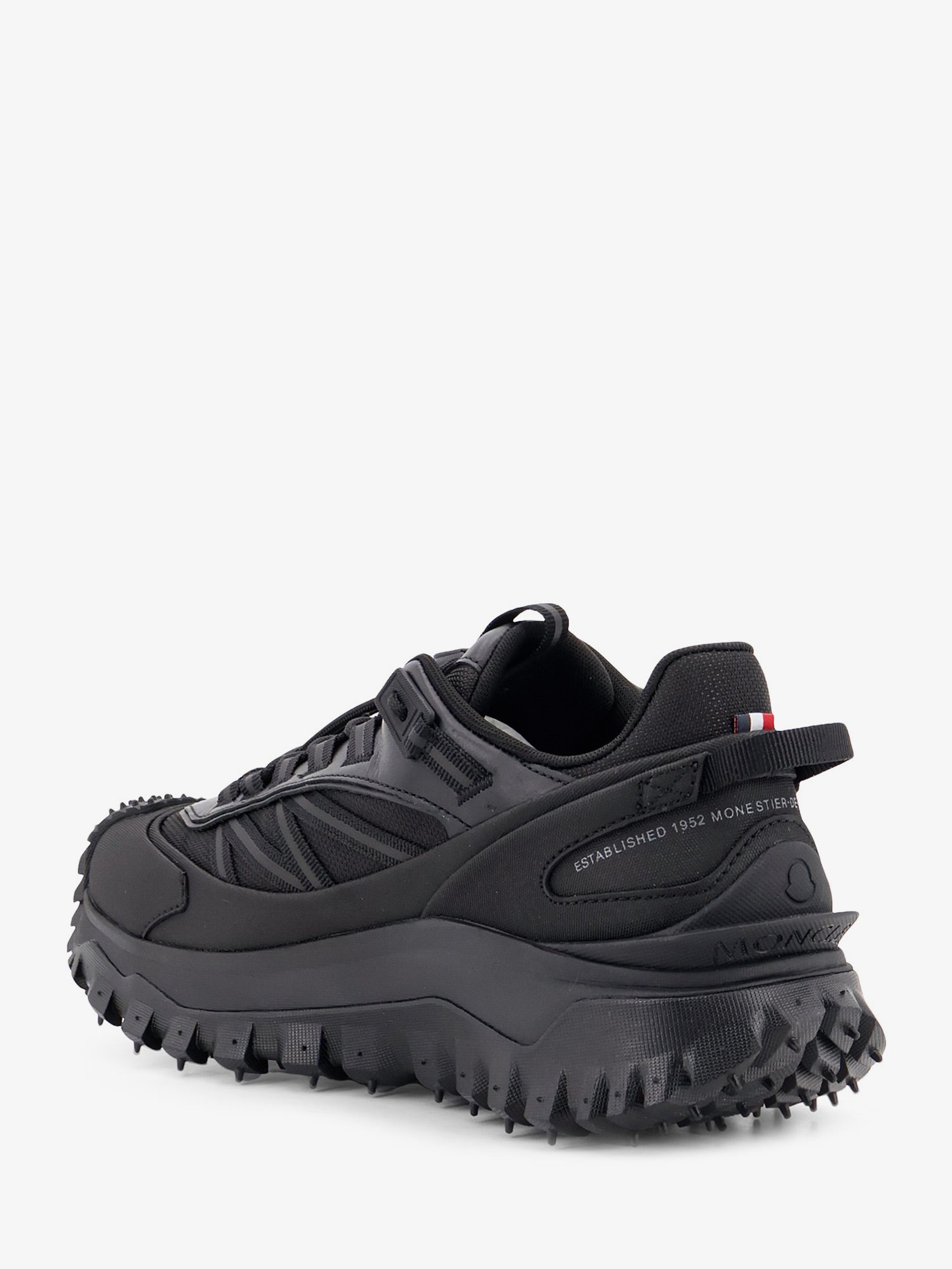 Moncler Trailgrip Gtx Nylon And Leather Sneakers With Gore-tex Inserts