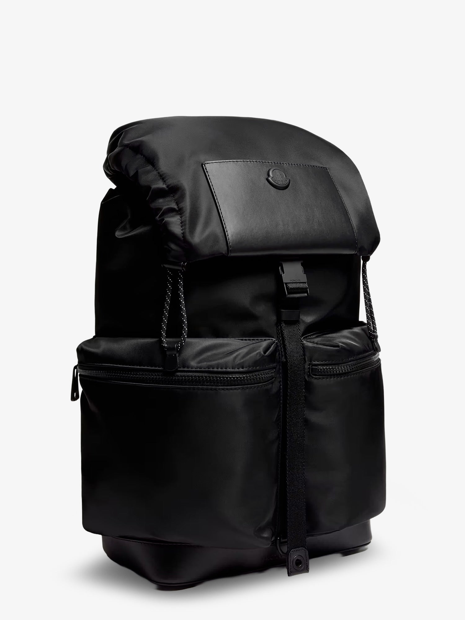 Moncler Kenton Drill Nylon Backpack With Logo Patch