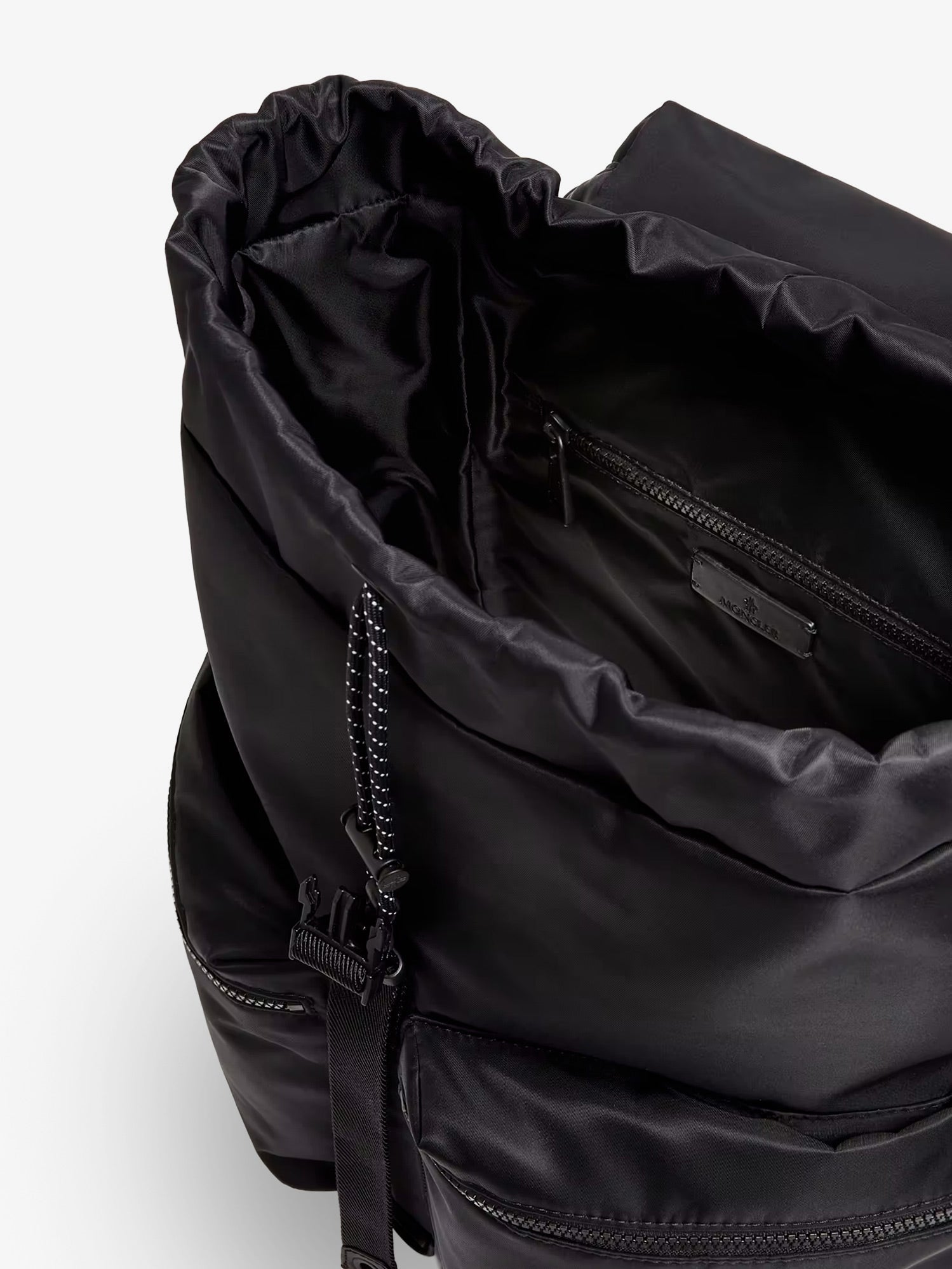 Moncler Kenton Drill Nylon Backpack With Logo Patch