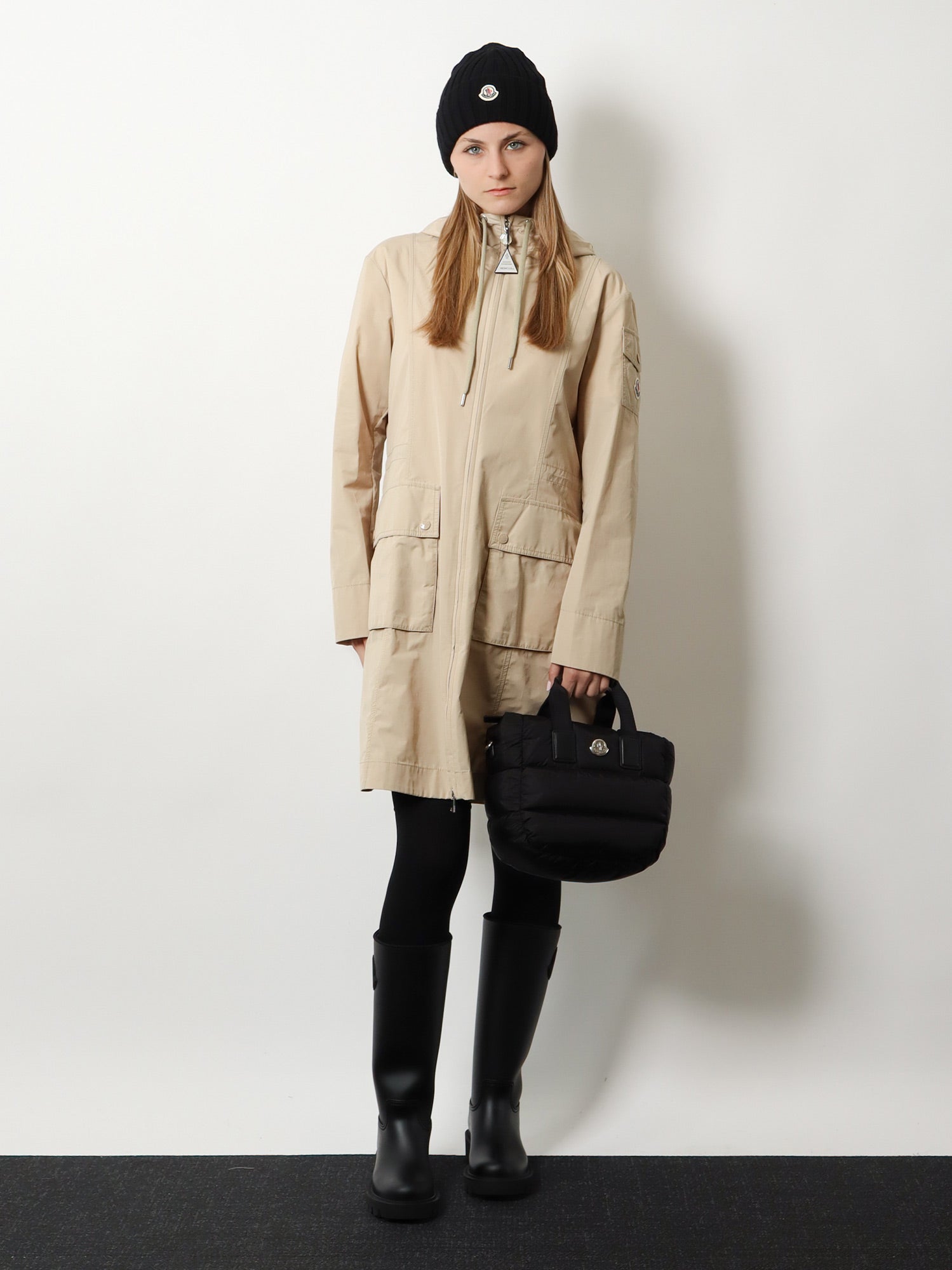 Moncler Mini Caradoc Nylon Handbag