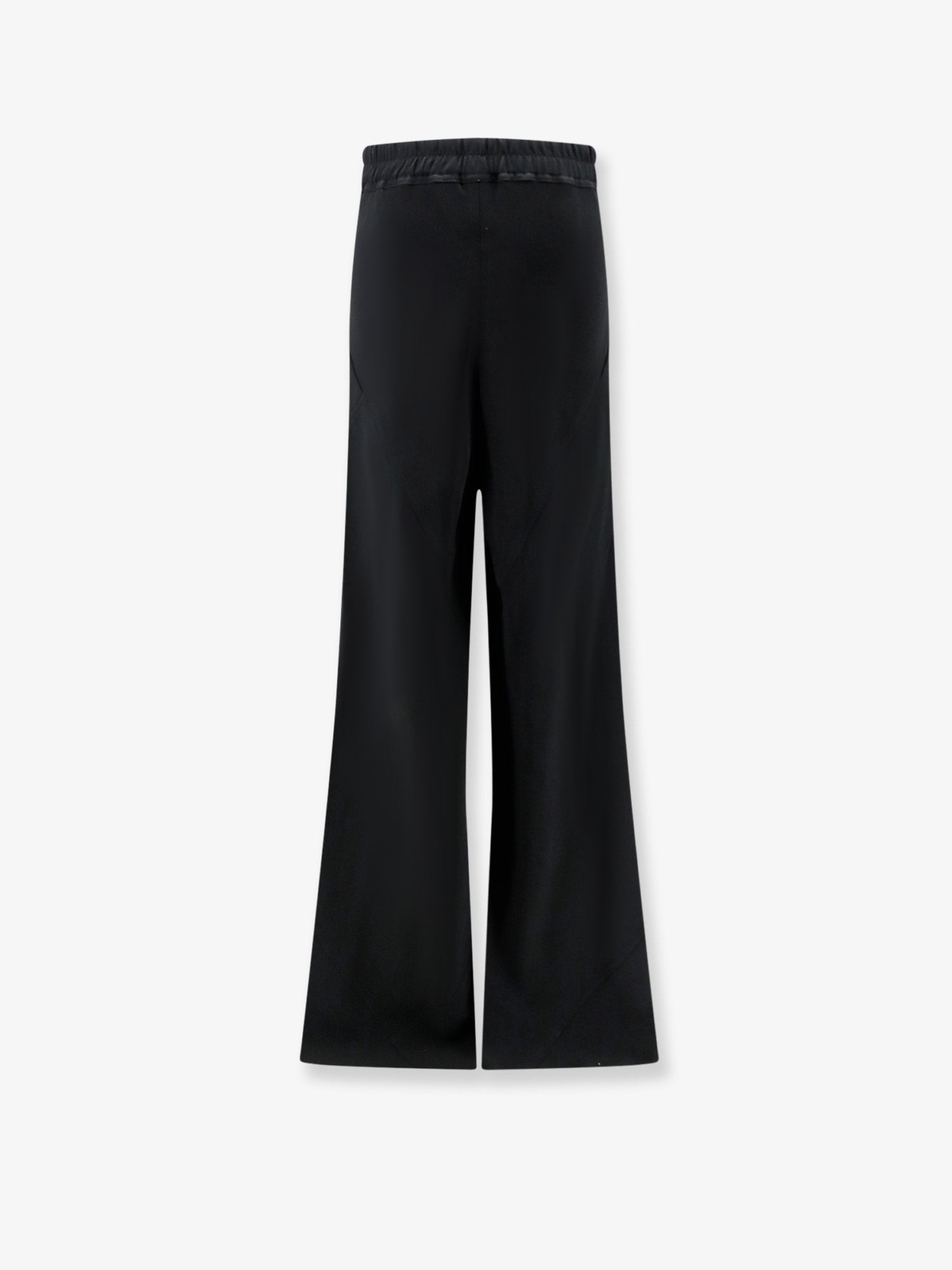 Rick Owens Bias Viscose And Silk Trousers