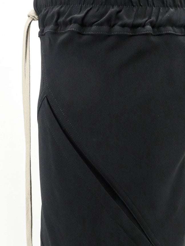 Rick Owens Bias Viscose And Silk Trousers
