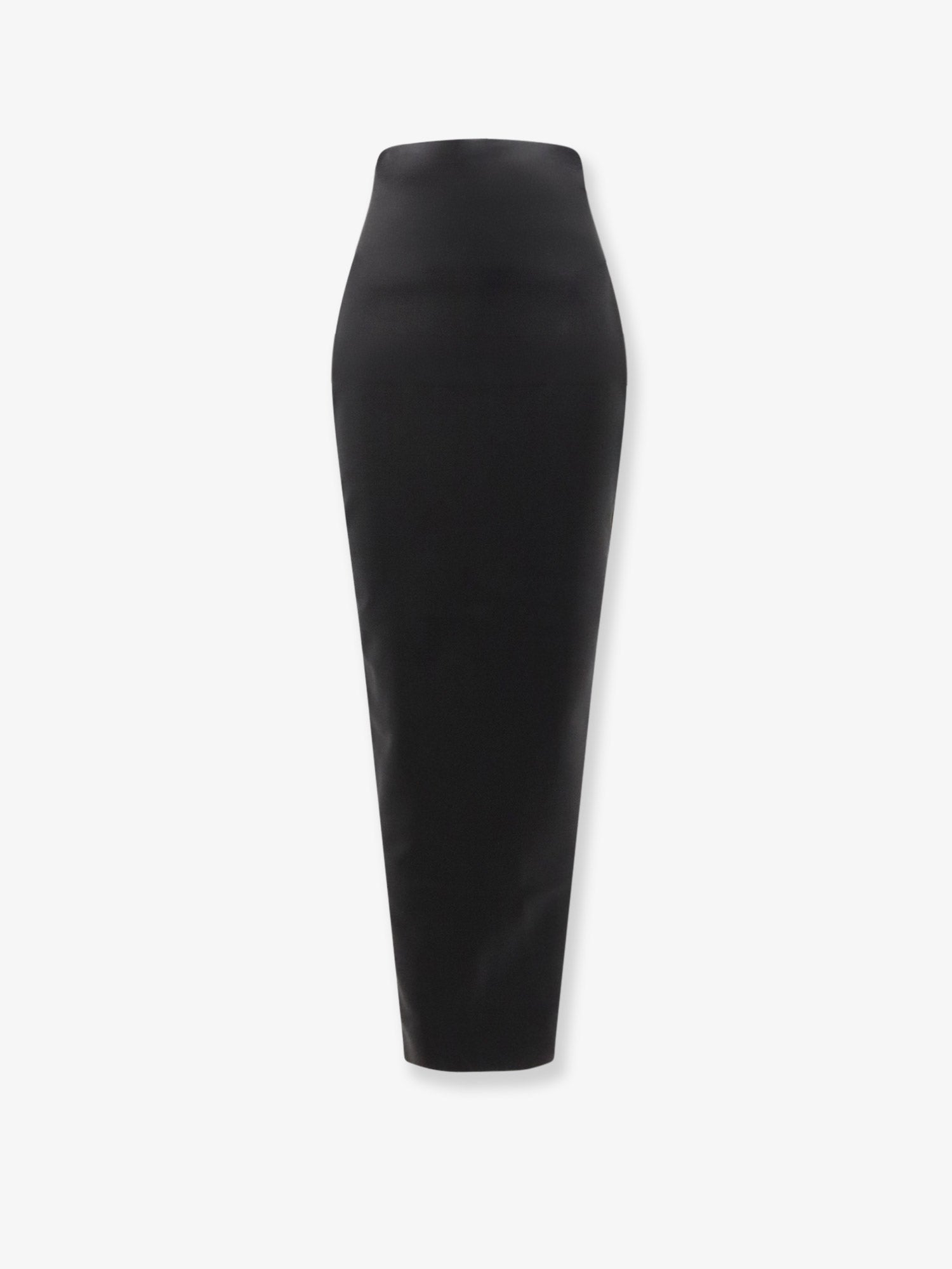 Rick Owens Dirt Pillar Long Stretch Wool Blend Skirt