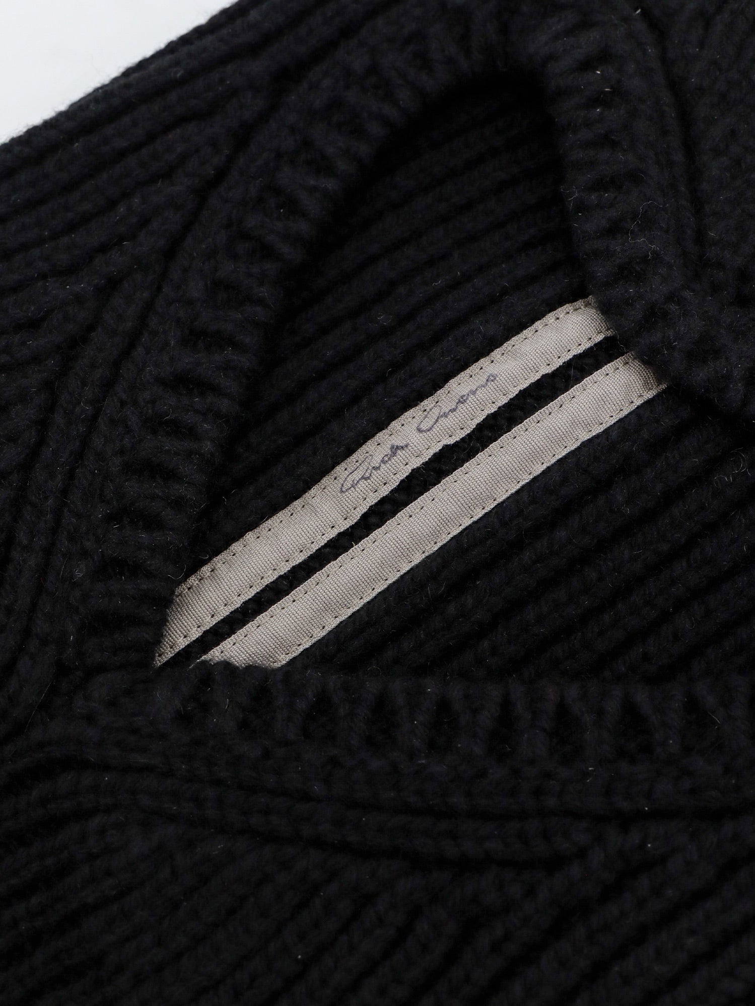 Rick Owens Porteville Cashmere And Wool Blend Balaclava