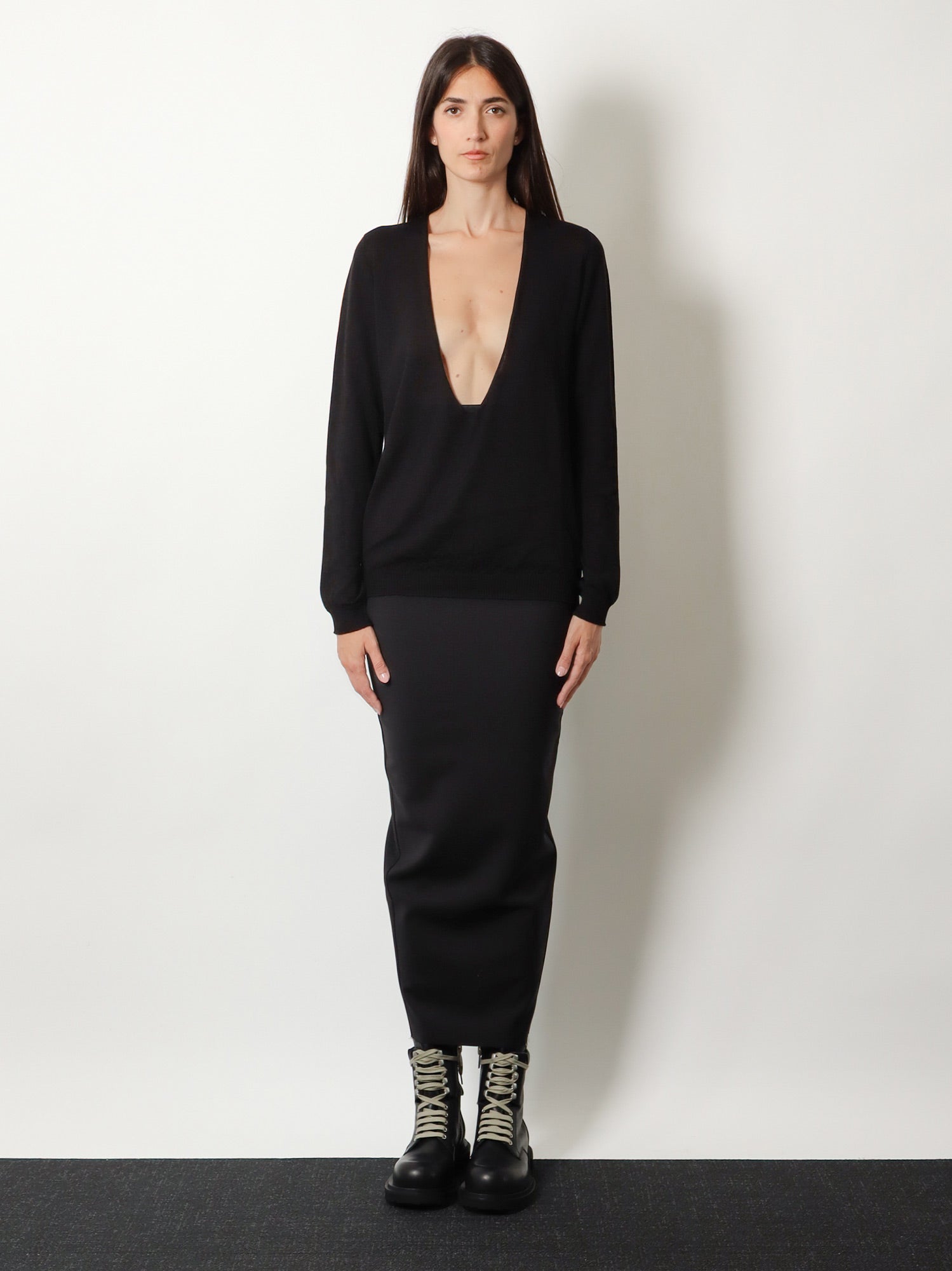Rick Owens Tower Extreme Wool Sweater