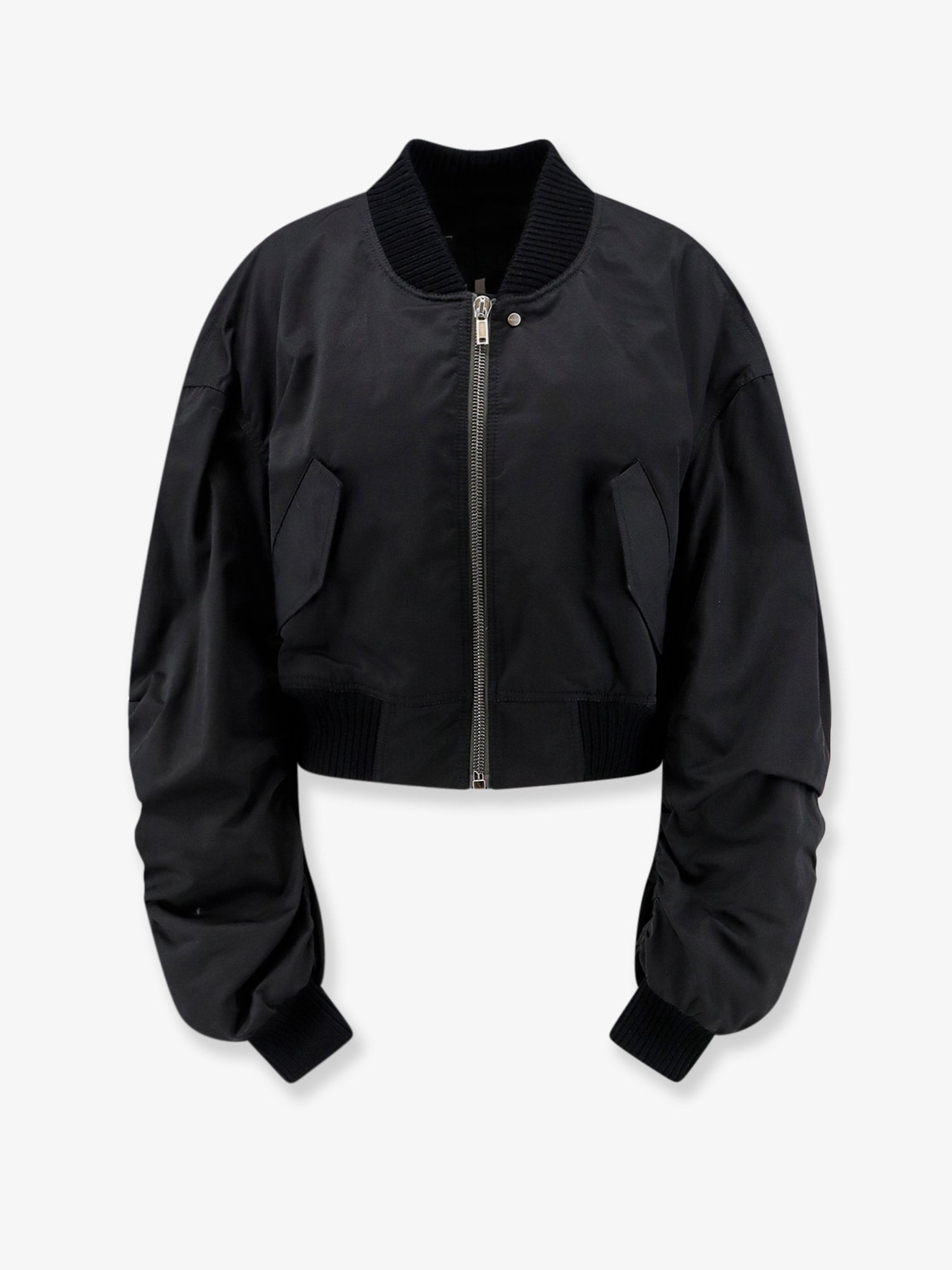Rick Owens Secchia Nylon And Cotton Blend Crop Jacket
